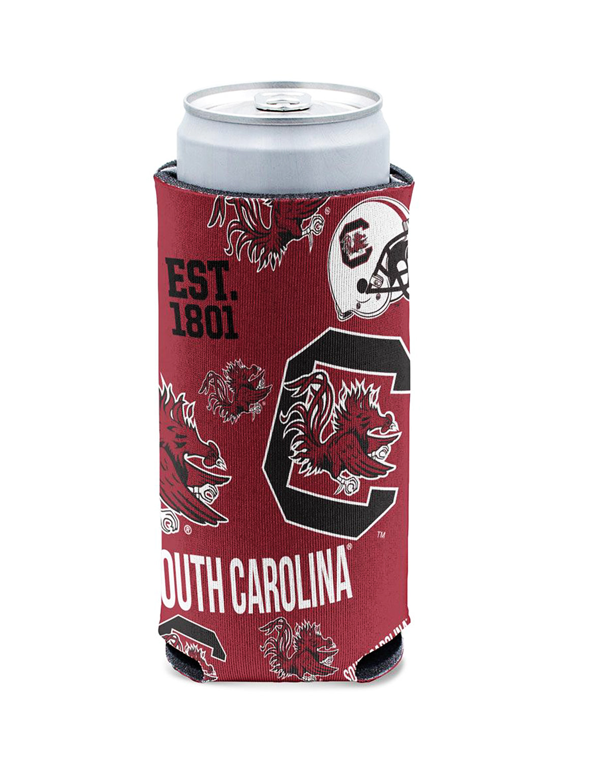 USC Scatterprint Tall Can Cooler