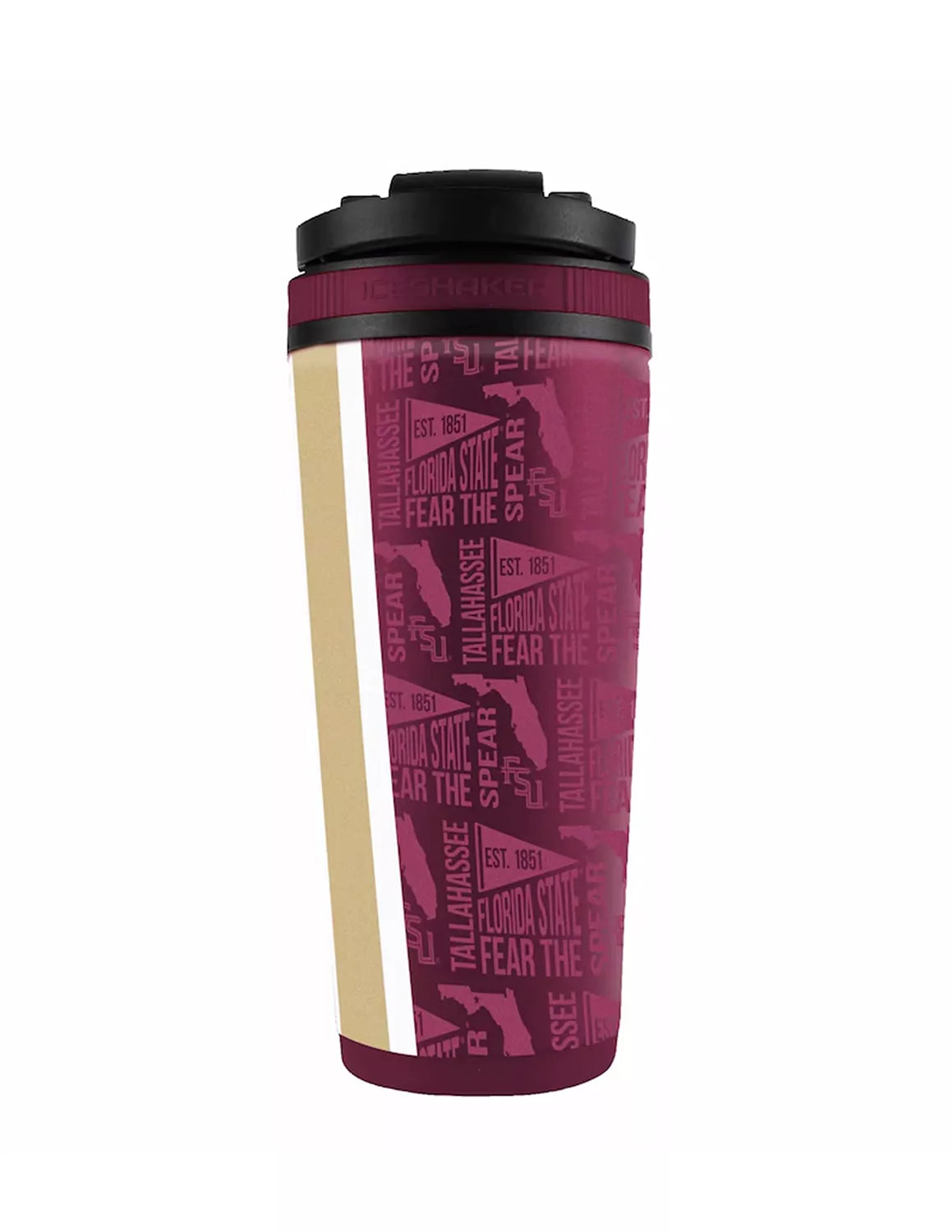 FSU 26oz. Stainless Steel Ice Shaker Bottle