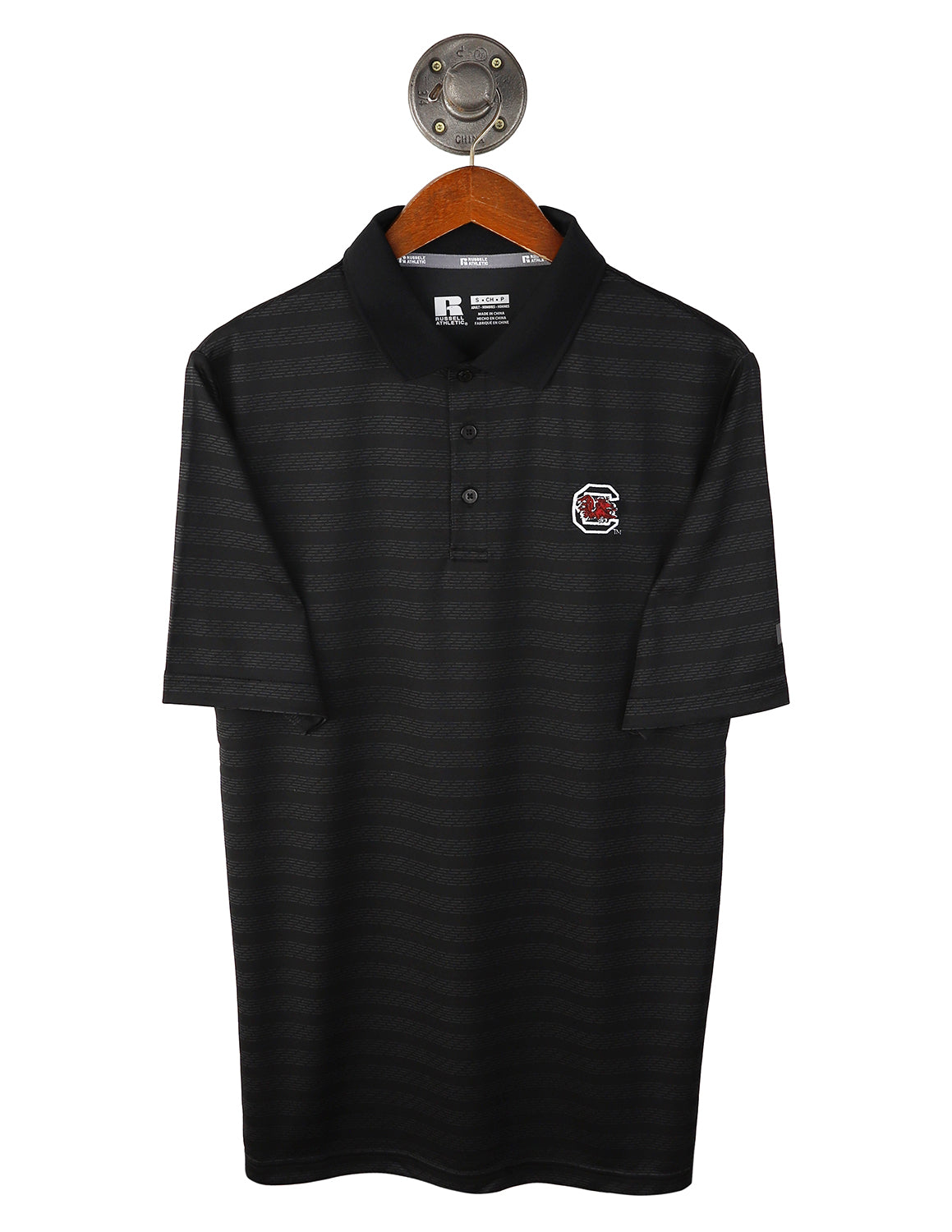 USC G Master Logo Sideline Stripe Polo