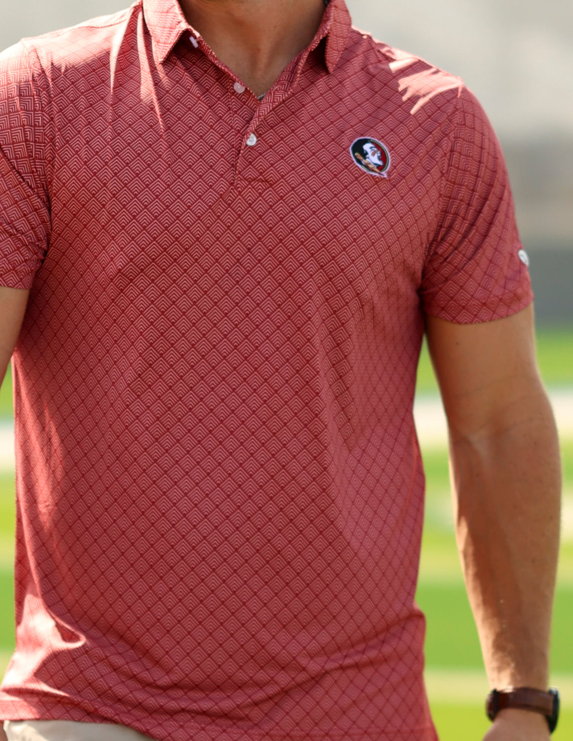 FSU Lux Chevron Polo