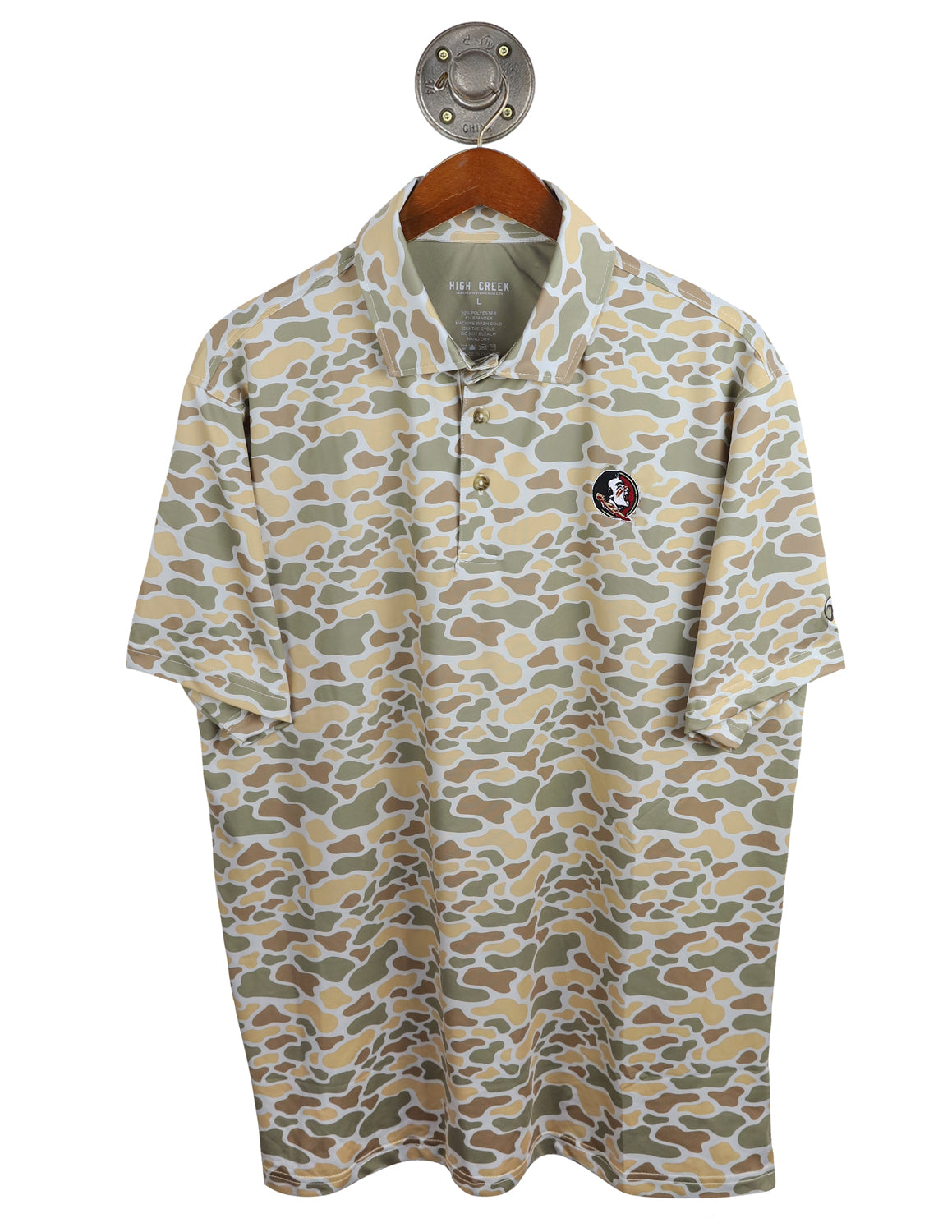 FSU G Primary Mark 2 Cripple Creek Camo Polo