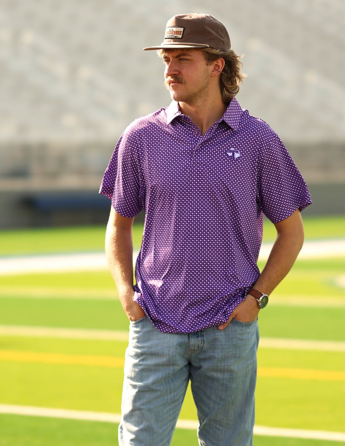TSU G Executive Block Lonestar Polo