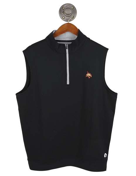 TXST G Supercat Black Mac Vest | Barefoot Campus Outfitter