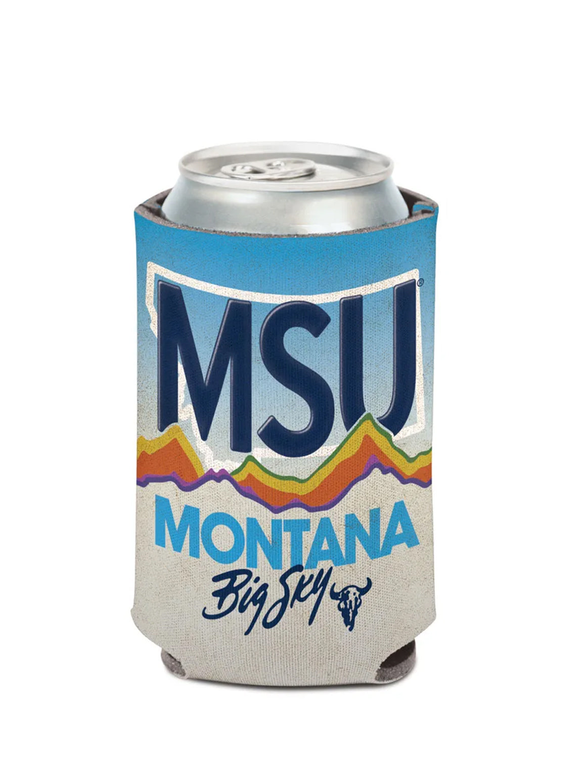 MSU Mountain State License Plate Can Cooler