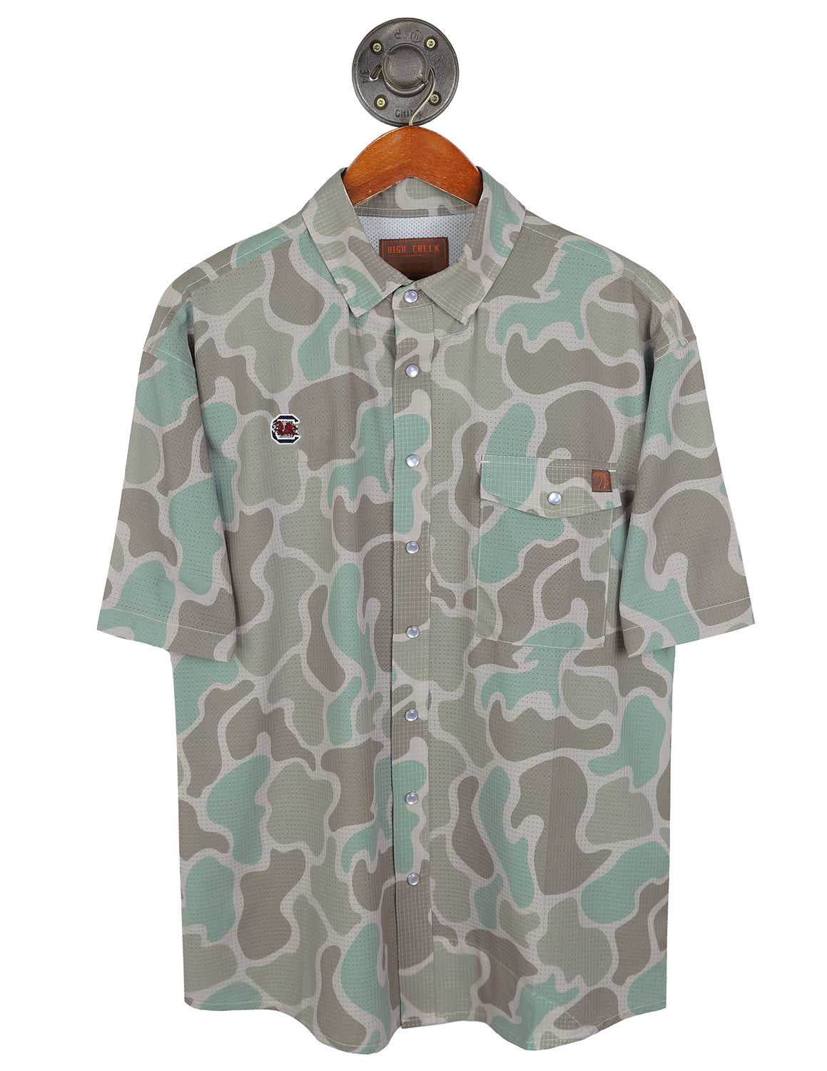 USC G Master Logo Cole Camo Button Up