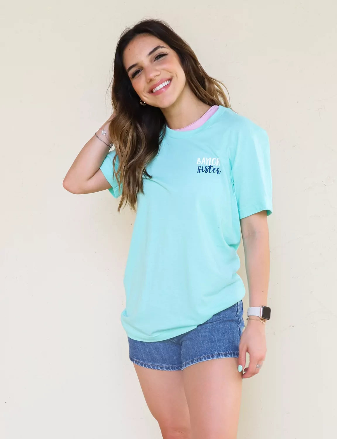 BU SIS Floral Round Short Sleeve