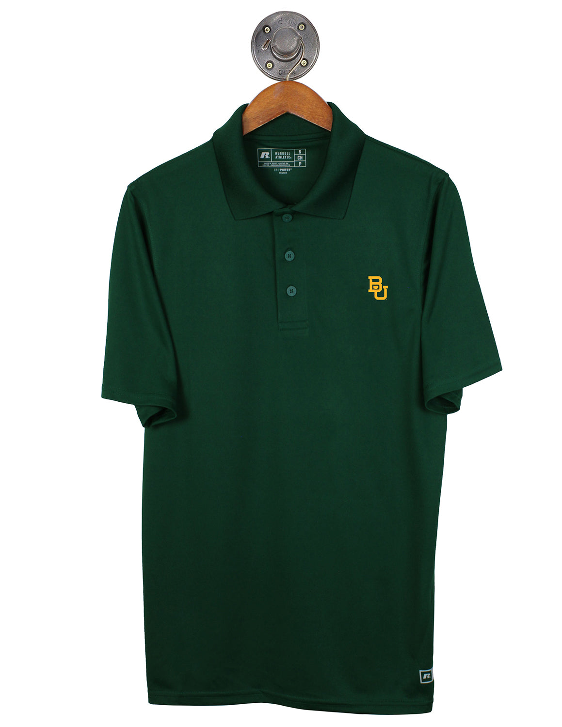 Baylor G Interlocking BU Men's Polo