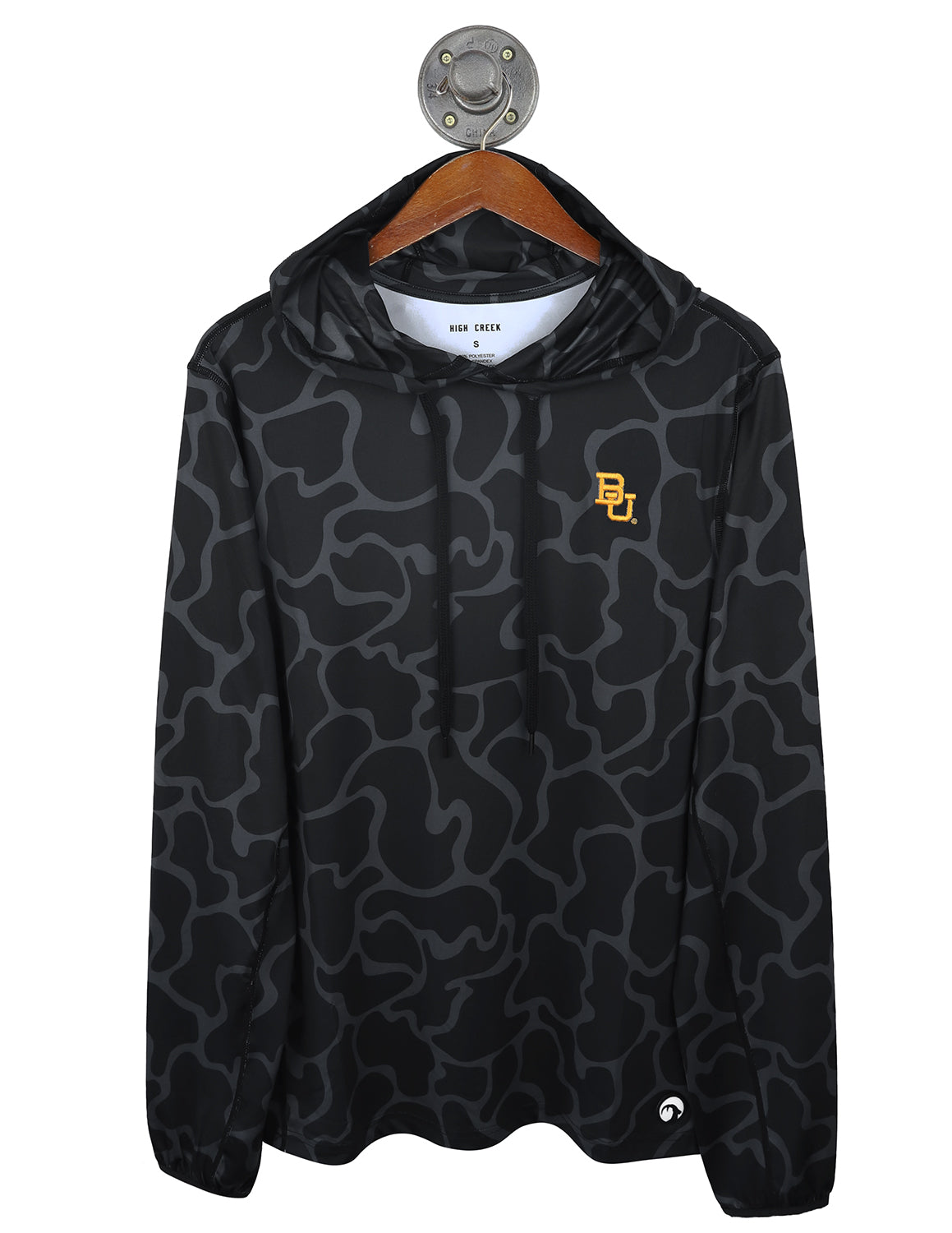 BU G Interlocking Long Hollow Performance Hoodie