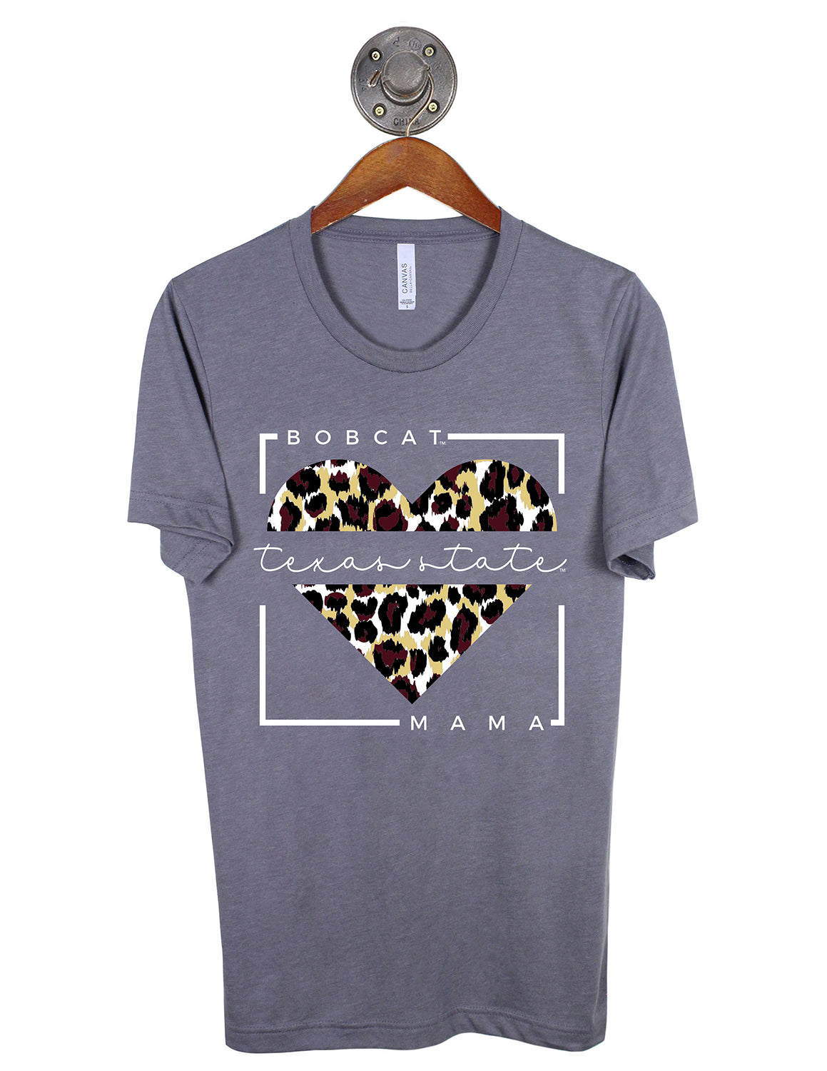 TXST This Mom's Heart Short Sleeve