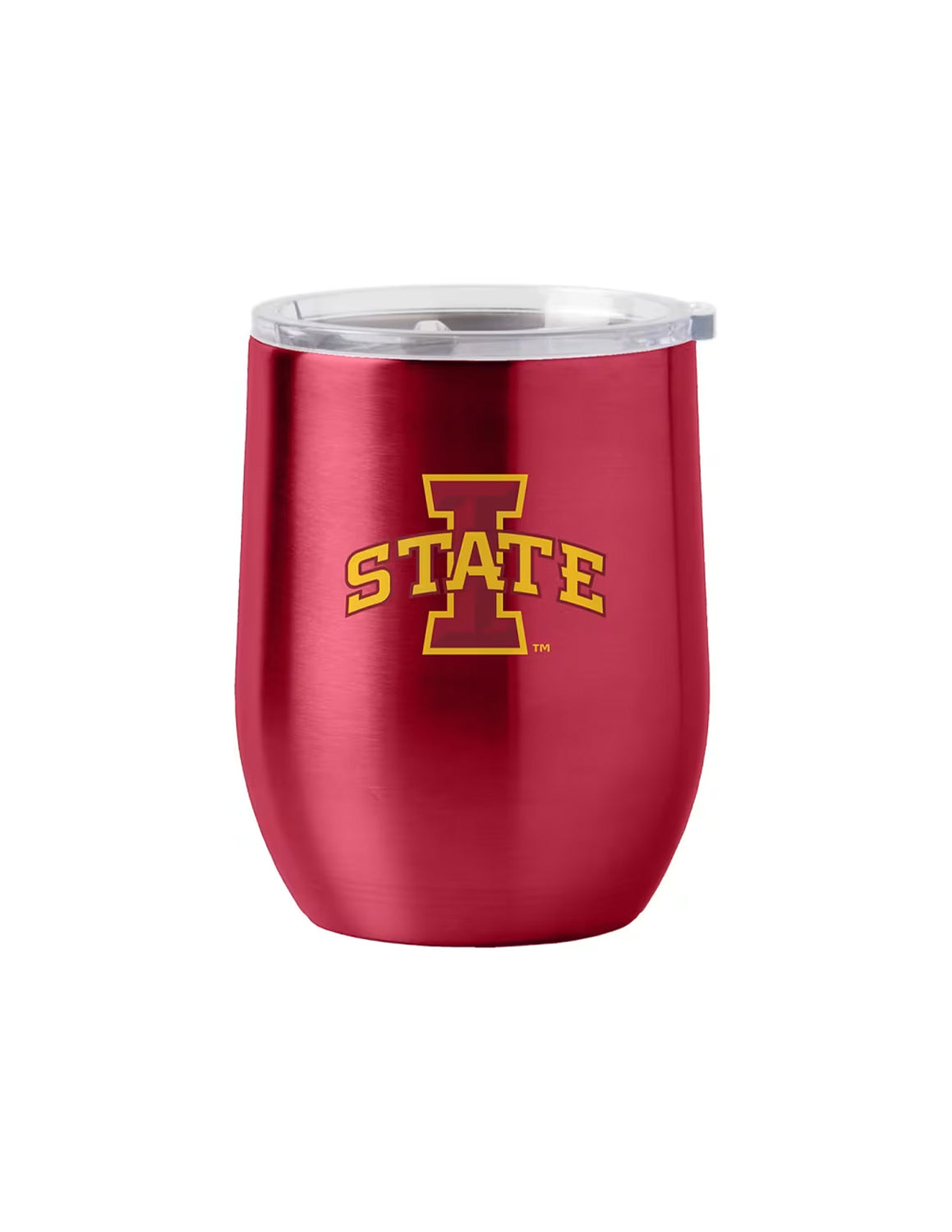 ISU 16oz. Stainless Steel Curved Tumbler