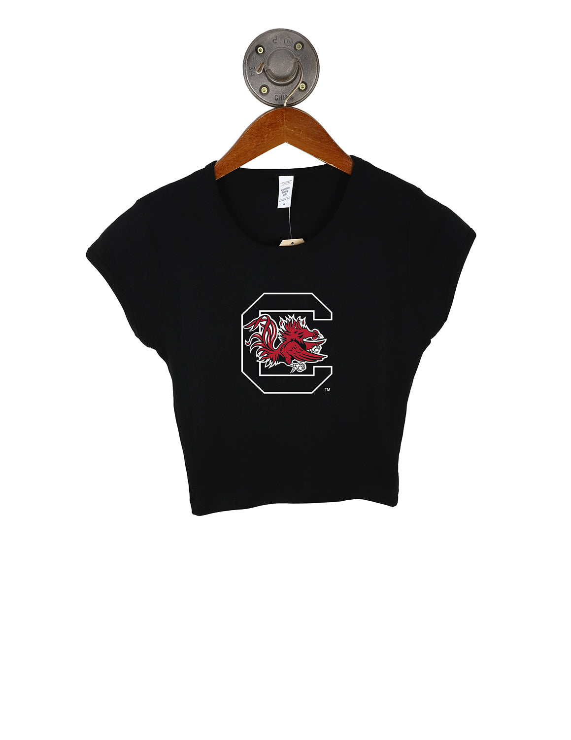USC Smallish Logo Crop Top