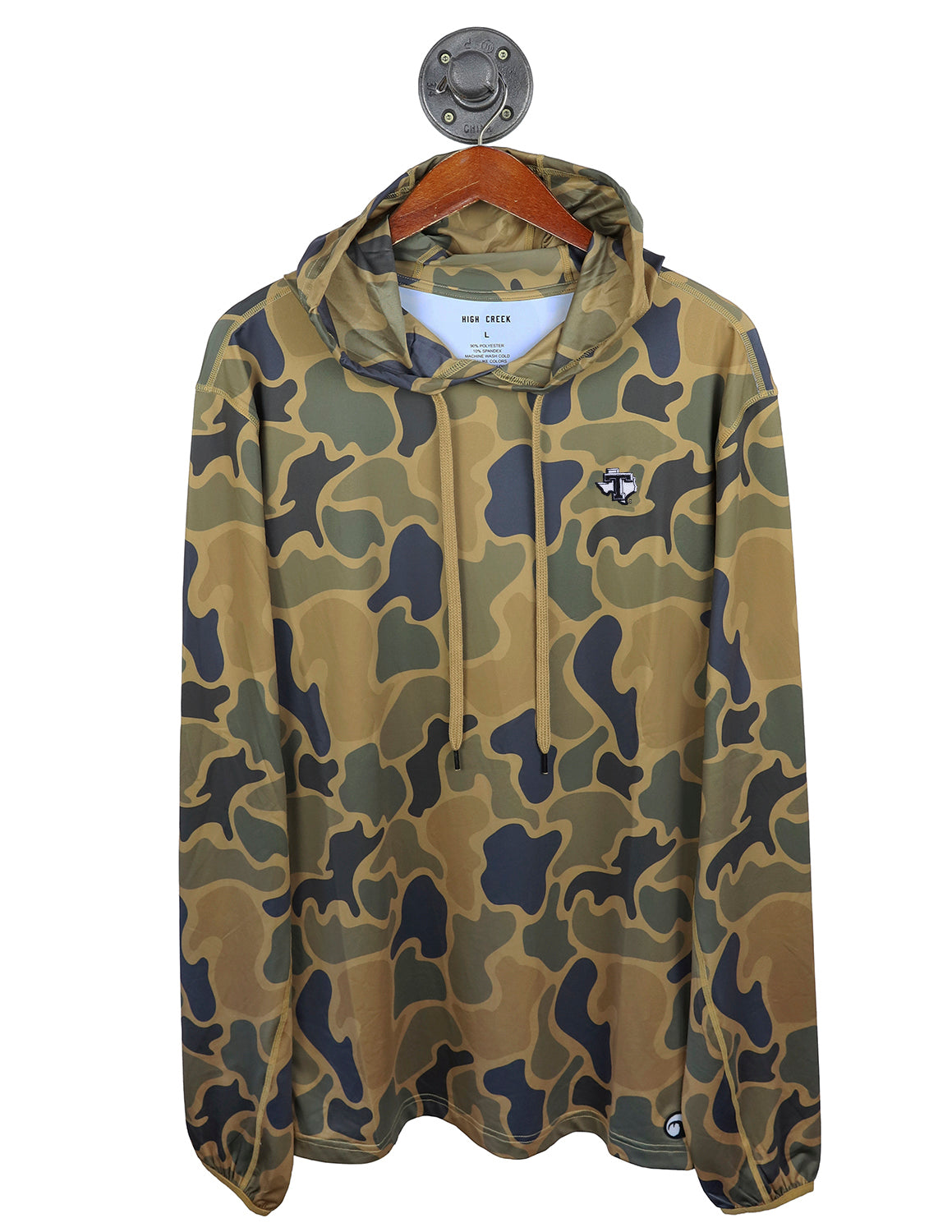 TSU G Executive Block Long Hollow Performance Hoodie