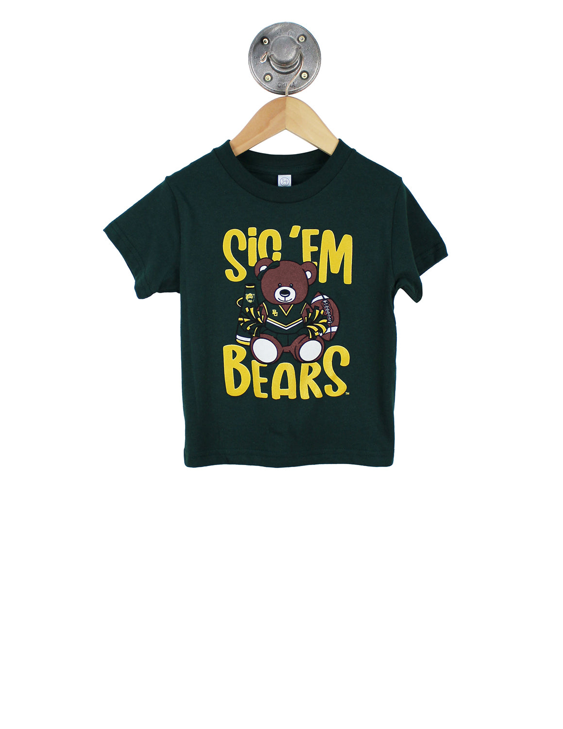 BU Toddler Cheer Bear Short Sleeve