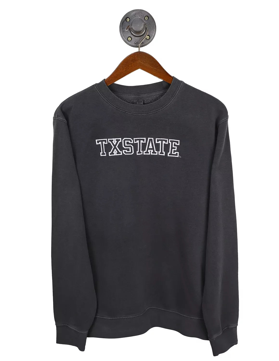 TXST G Varsity Stitch Crewneck