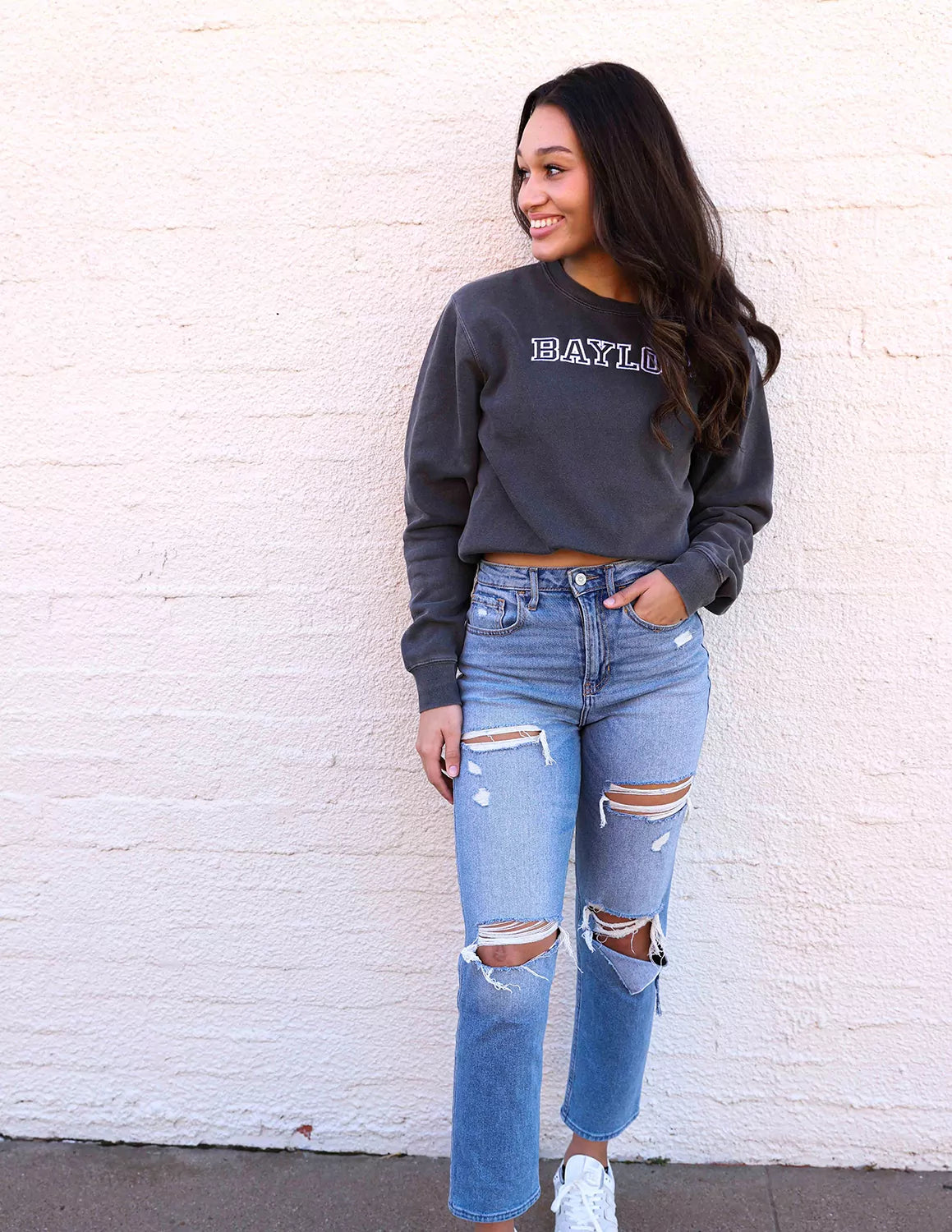 BU G Varsity Stitch Crewneck