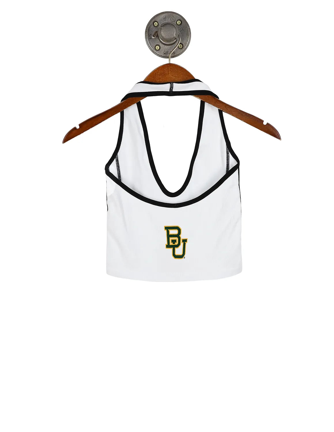 BU Smallish Logo Halter Top