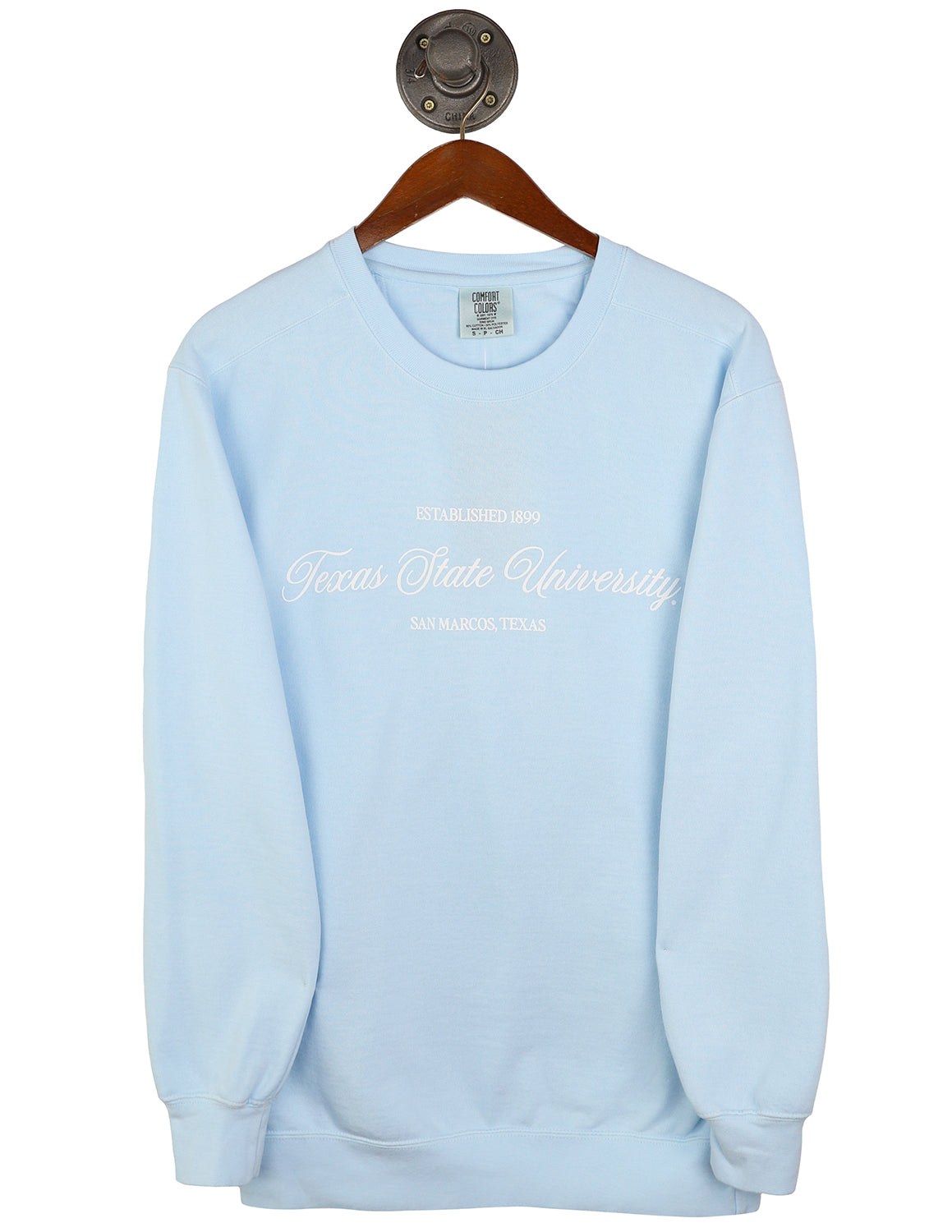 TXST Elegant Script Crewneck
