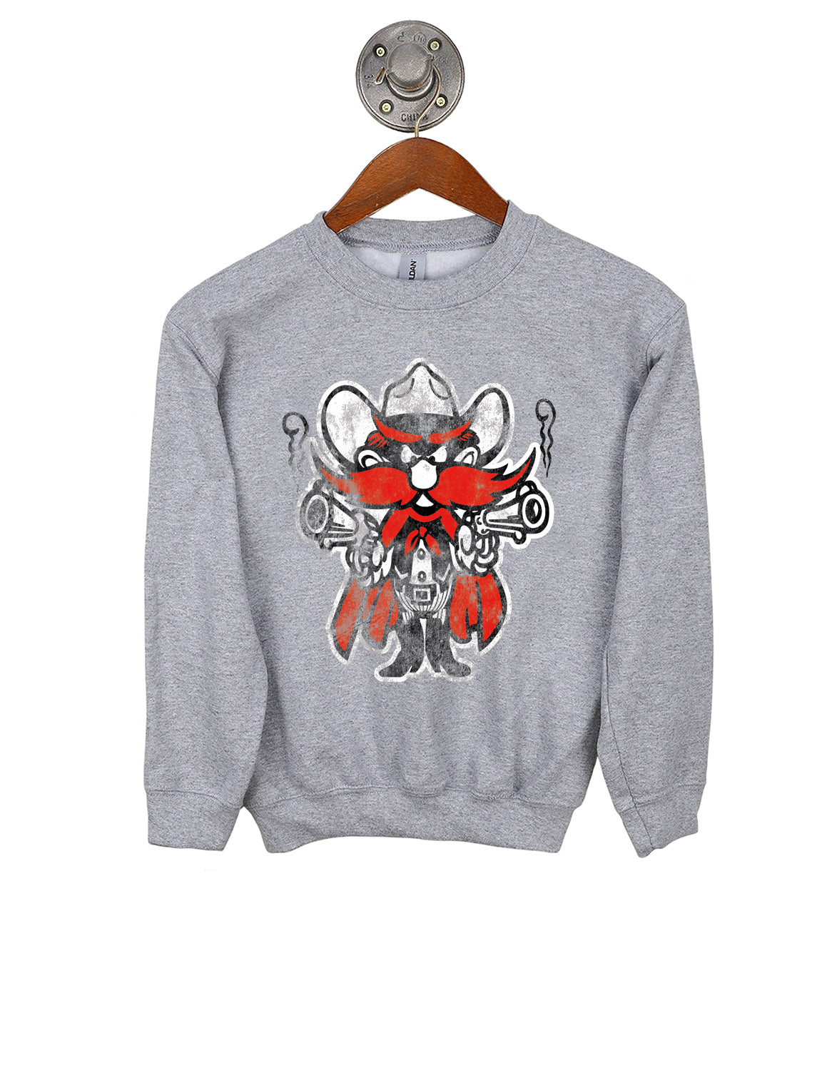 TTU Youth Raider Red Crewneck