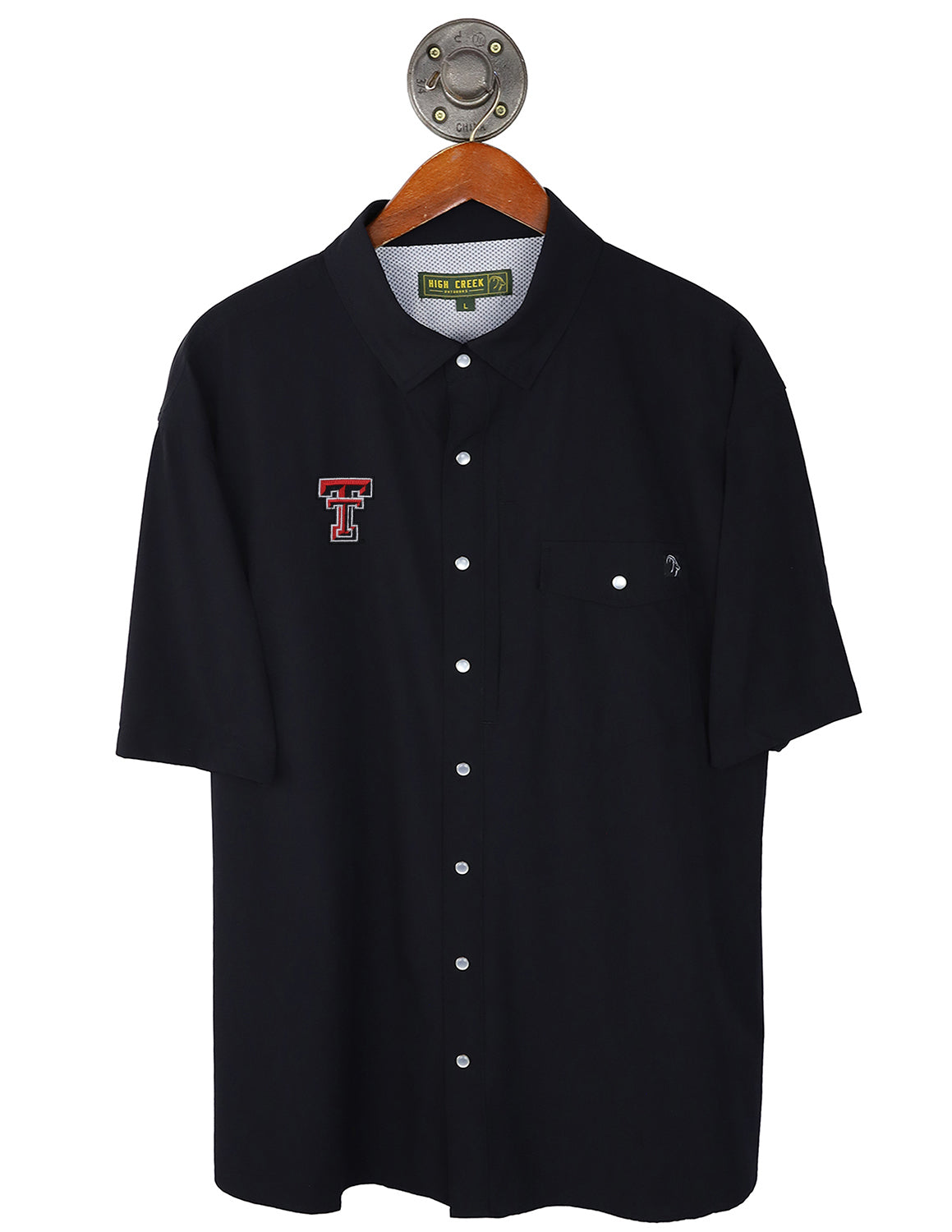 TTU G Double T 4 Mile Creek Pearl Snap Button-Up
