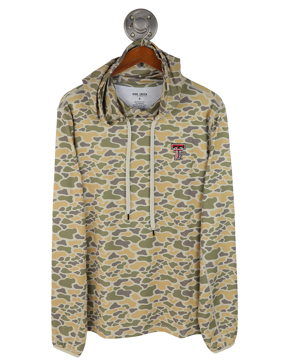 TTU G Double T Long Hollow Performance Hoodie