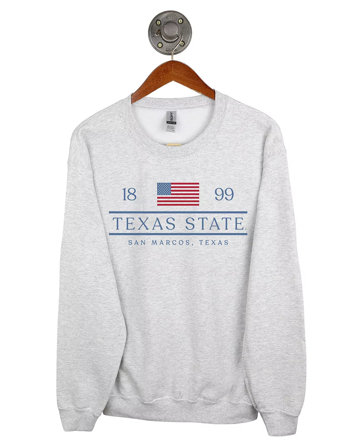 TXST Simply Patriotic Crewneck Sweatshirt