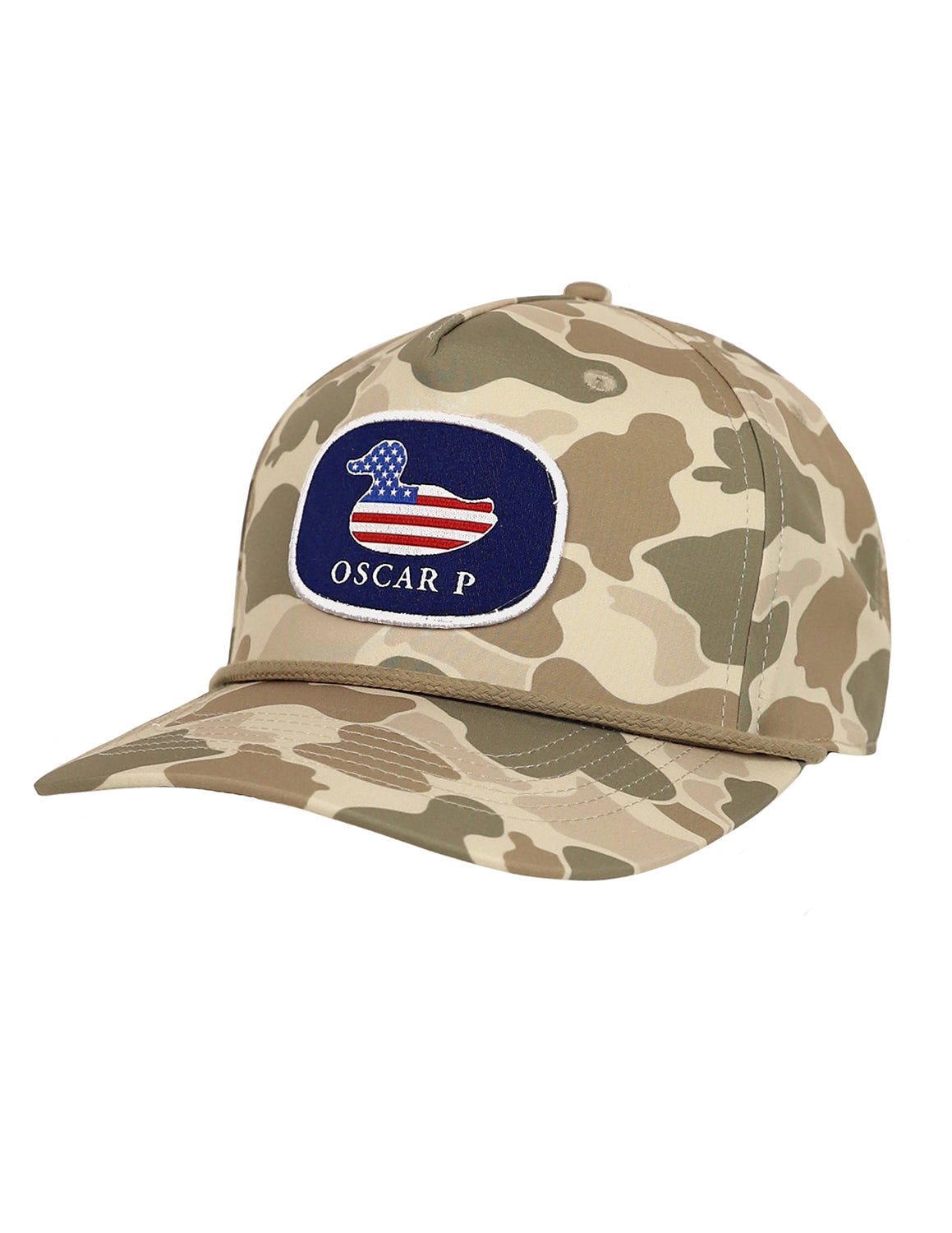 TSU P Oscar P Flag Flat Oval Hat