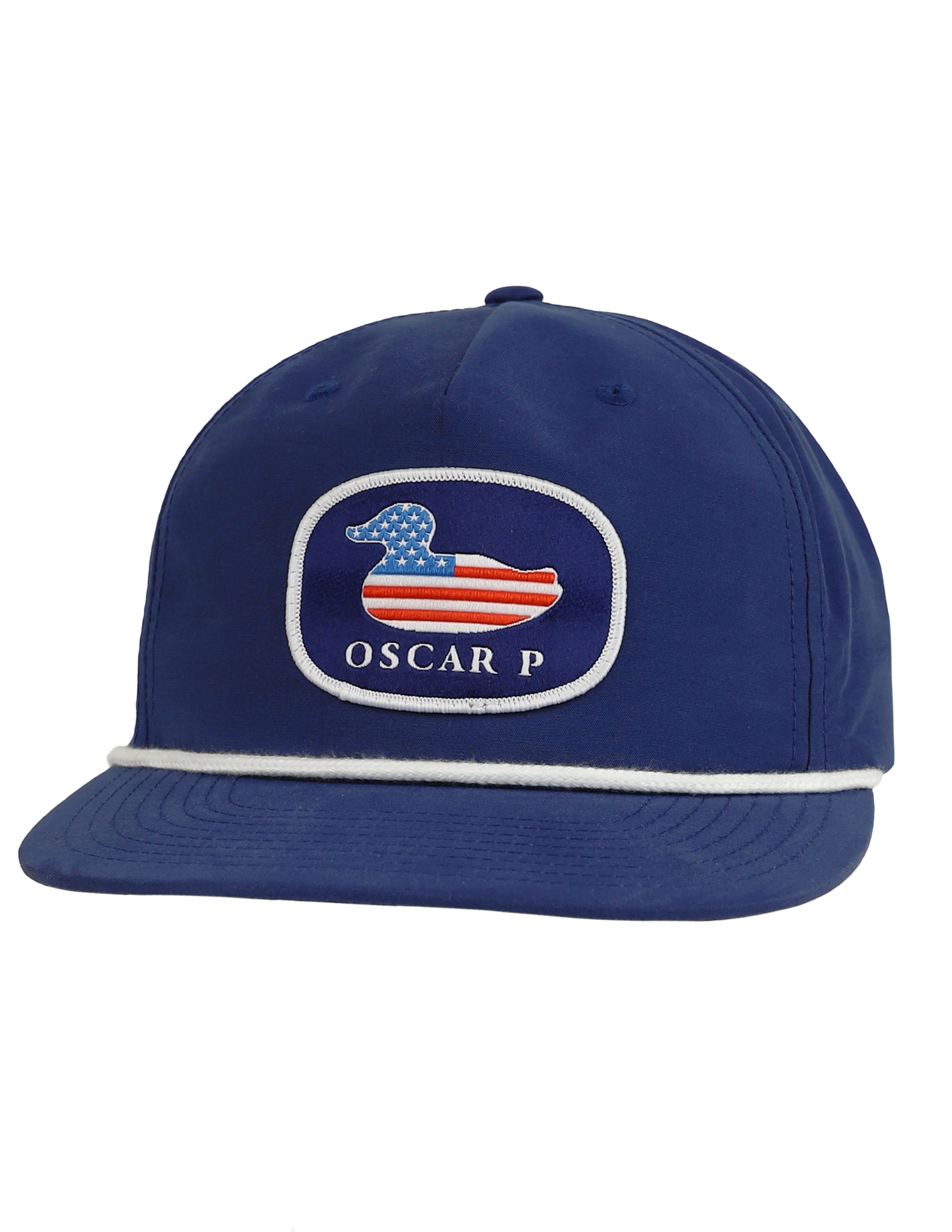 TSU P Oscar P Flag Flat Oval Patch Hat