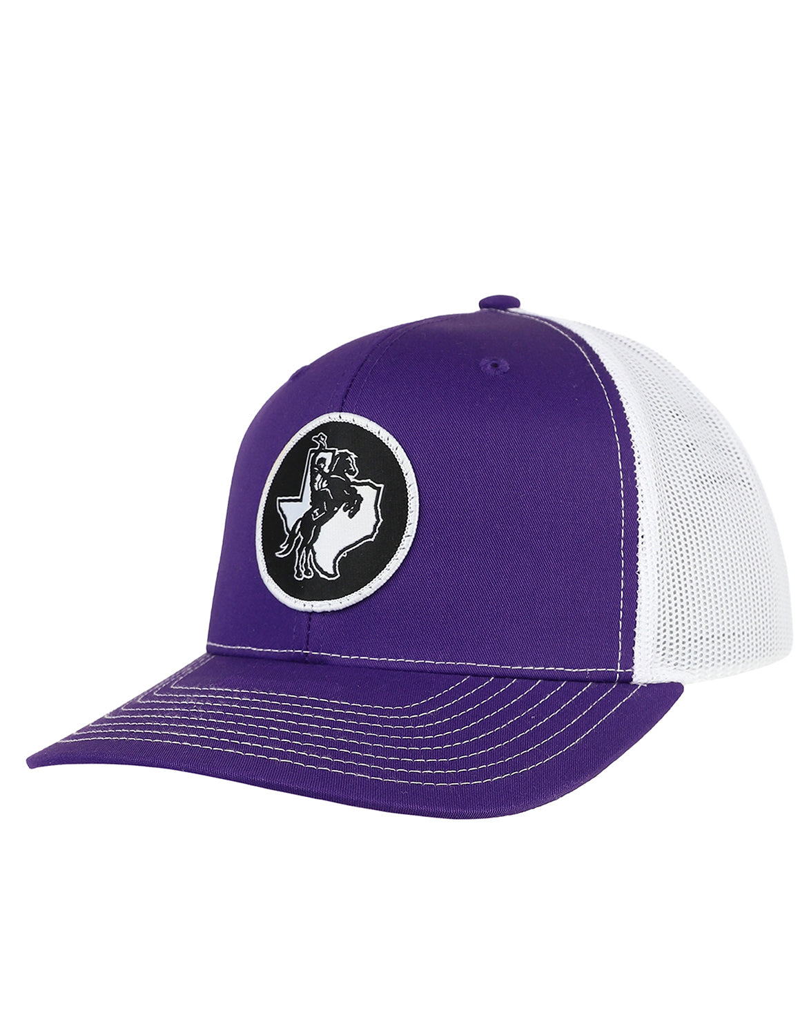 TSU P Texas Rider Circle Patch Hat