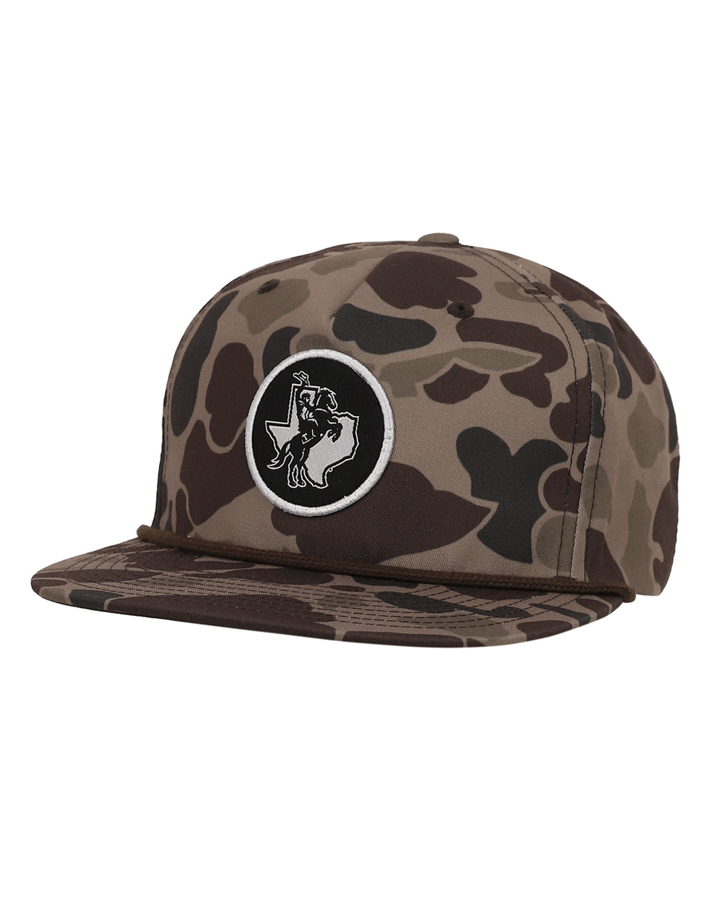 TSU P Texas Rider Circle Patch Hat | Barefoot Campus Outfitter