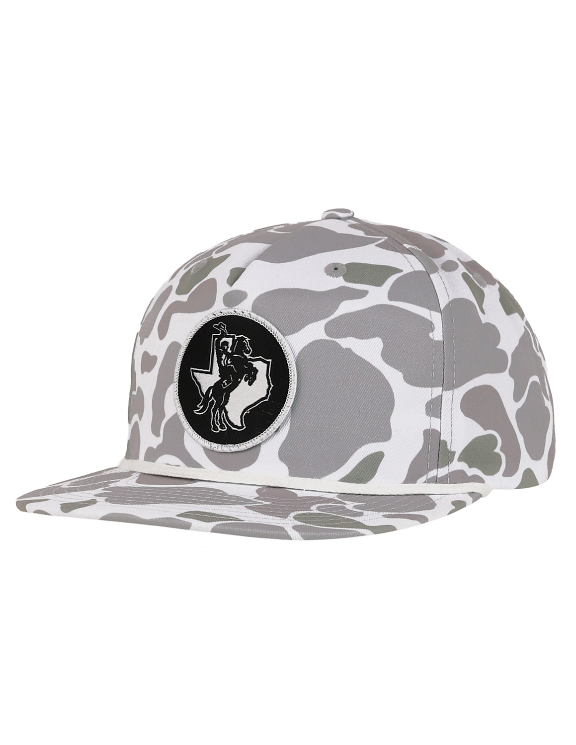 TSU P Texas Rider Circle Patch Hat