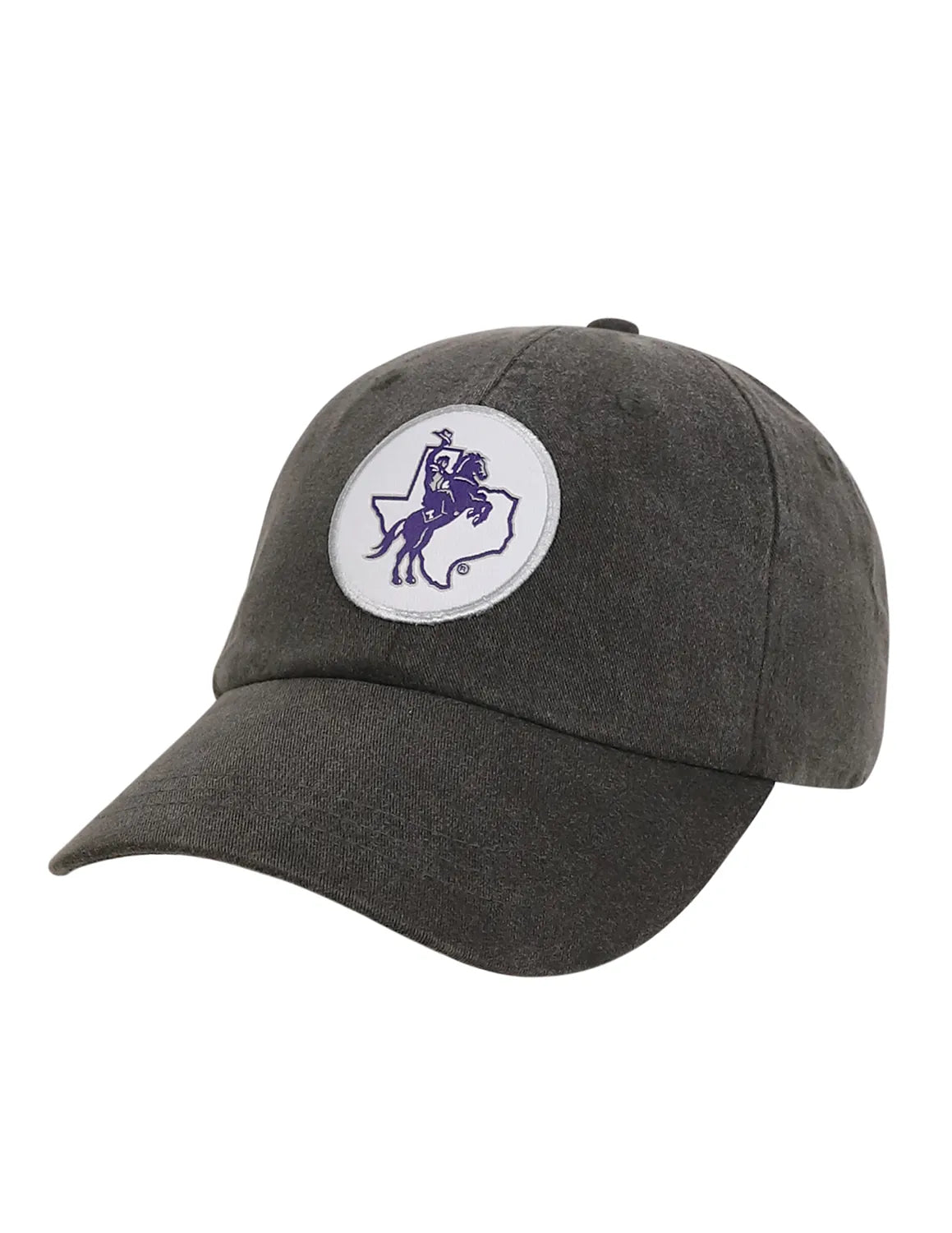 TSU P Texas Rider Circle Patch Hat