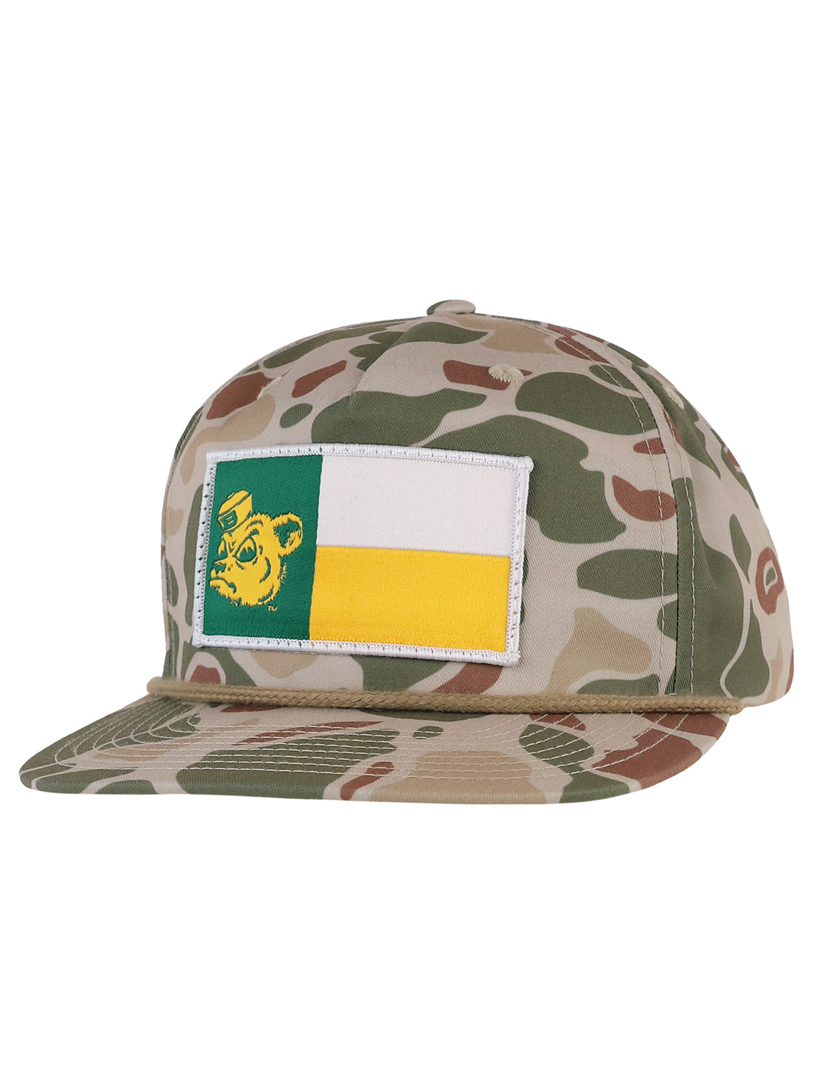 BU Sailor Bear Flag Patch Hat