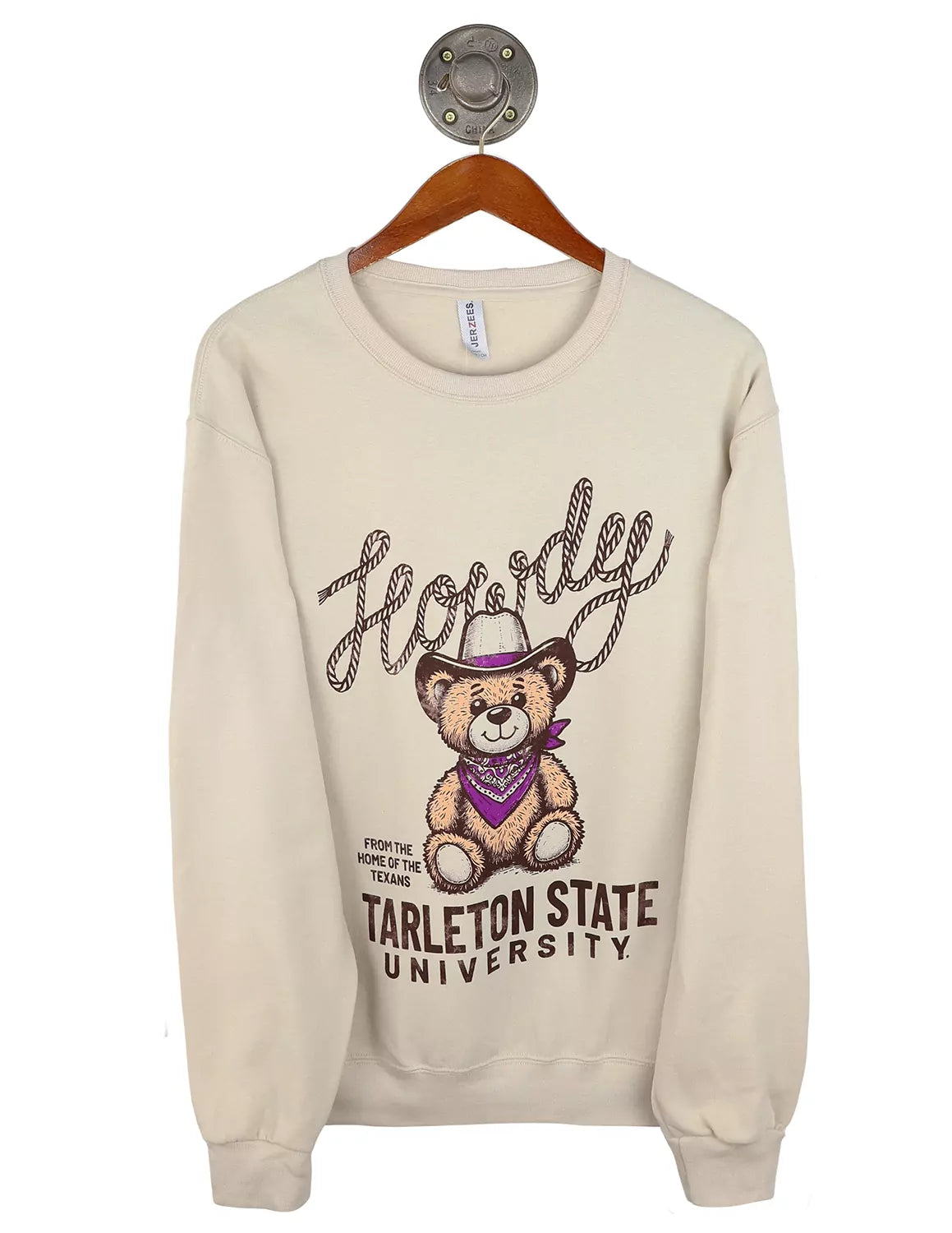 TSU Howdy Bear Crewneck