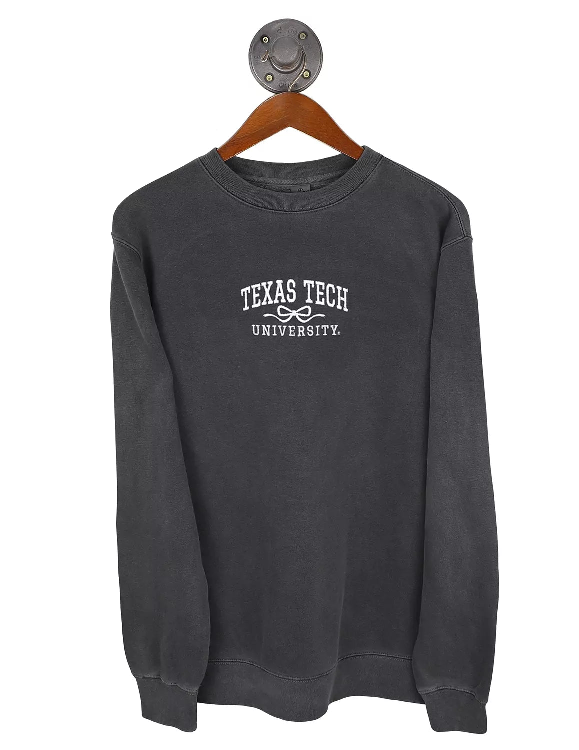 TTU Tied With A Bow Crewneck