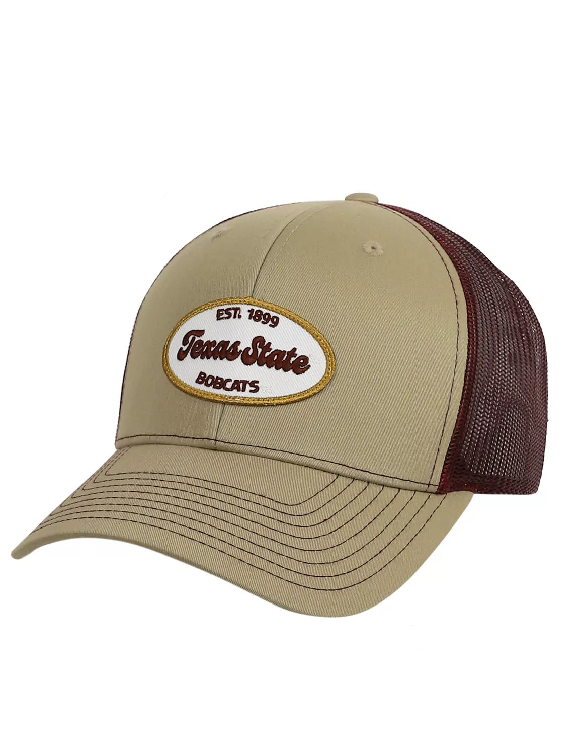 TXST P Vintage Oval Patch Hat