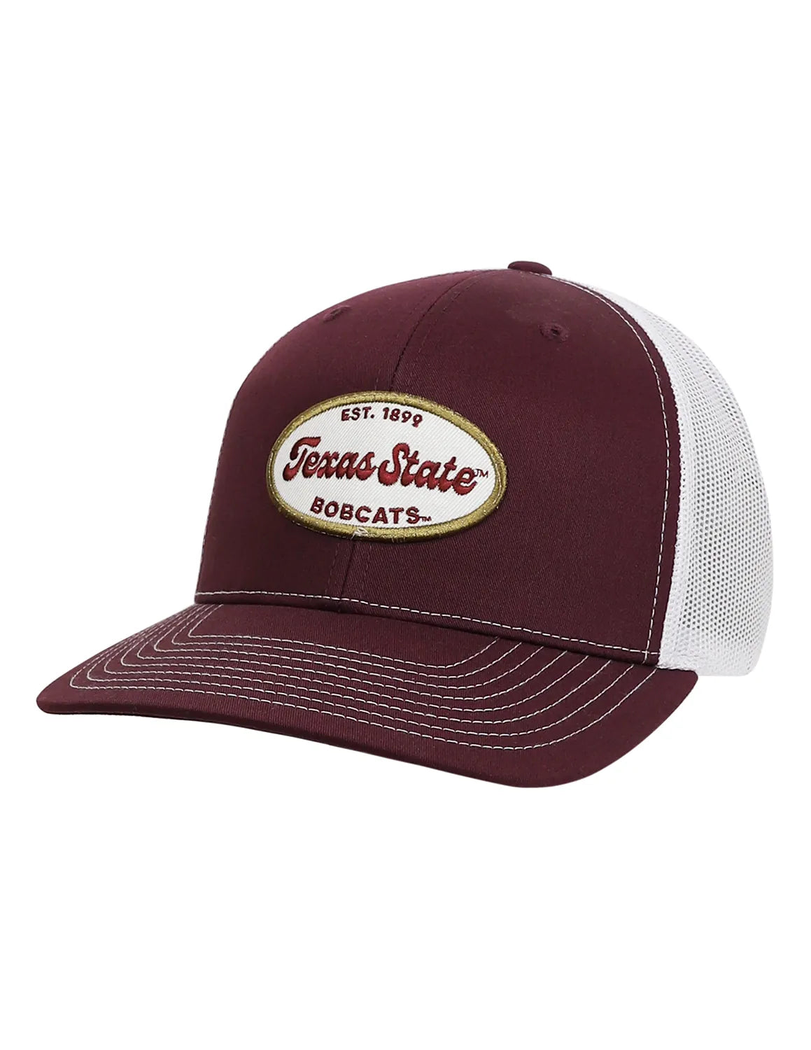TXST P Vintage Oval Patch Hat
