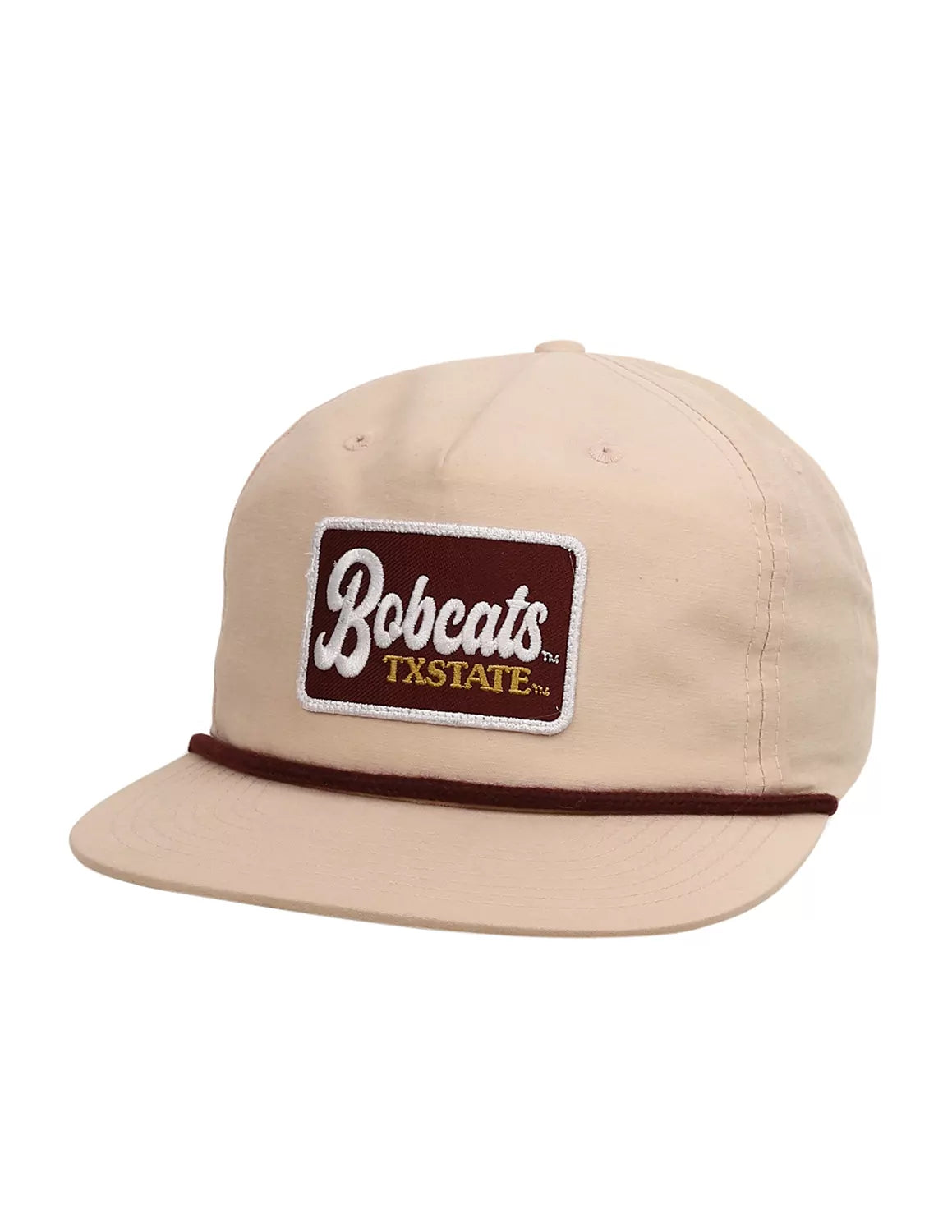 TXST P College Script Patch Hat