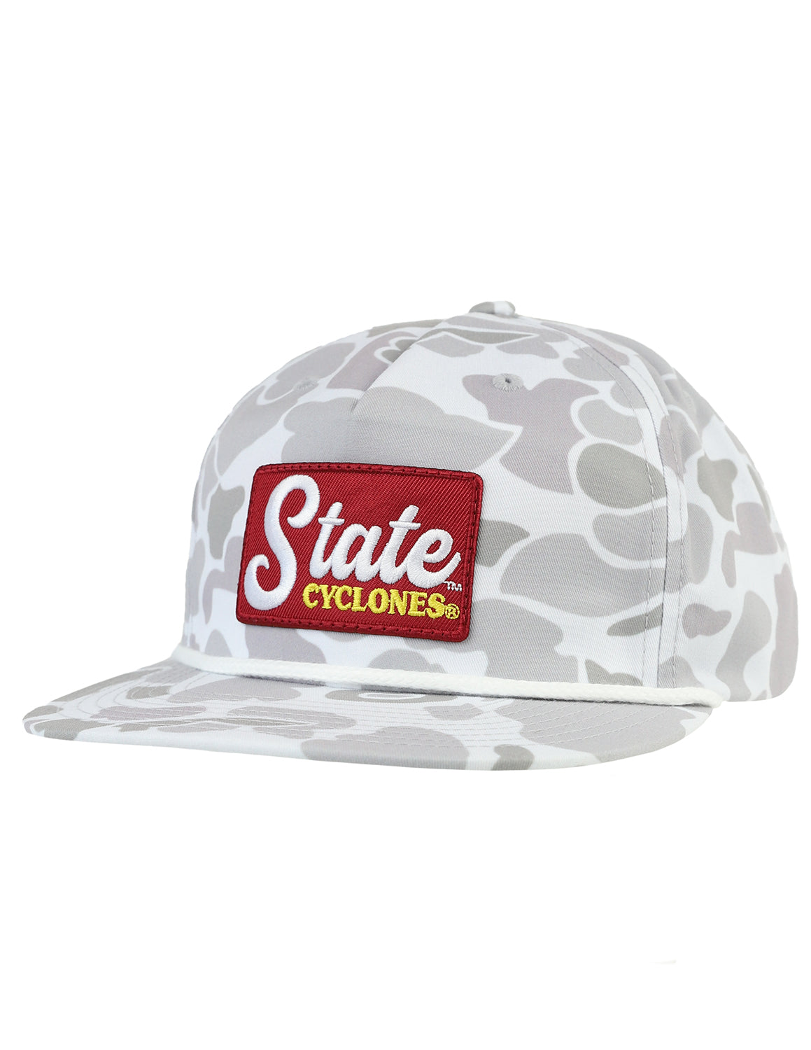 ISU College Script Camo Patch Hat