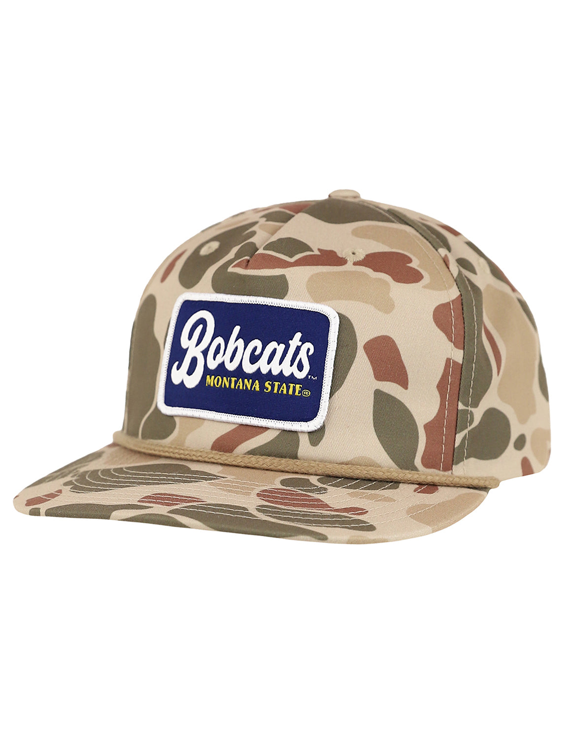 MSU P College Script Patch Camo Hat