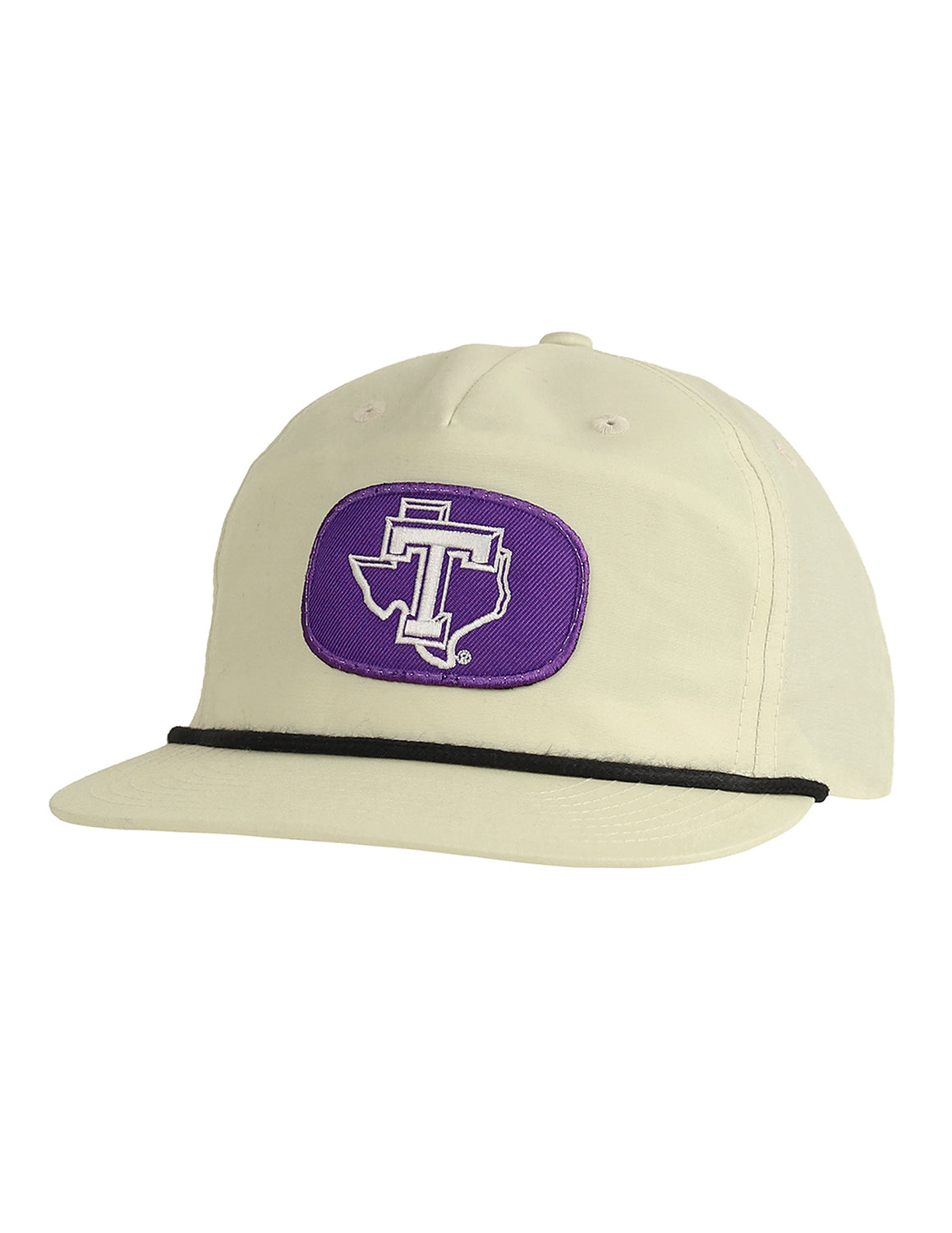 TSU Block T Flat Oval Patch Hat