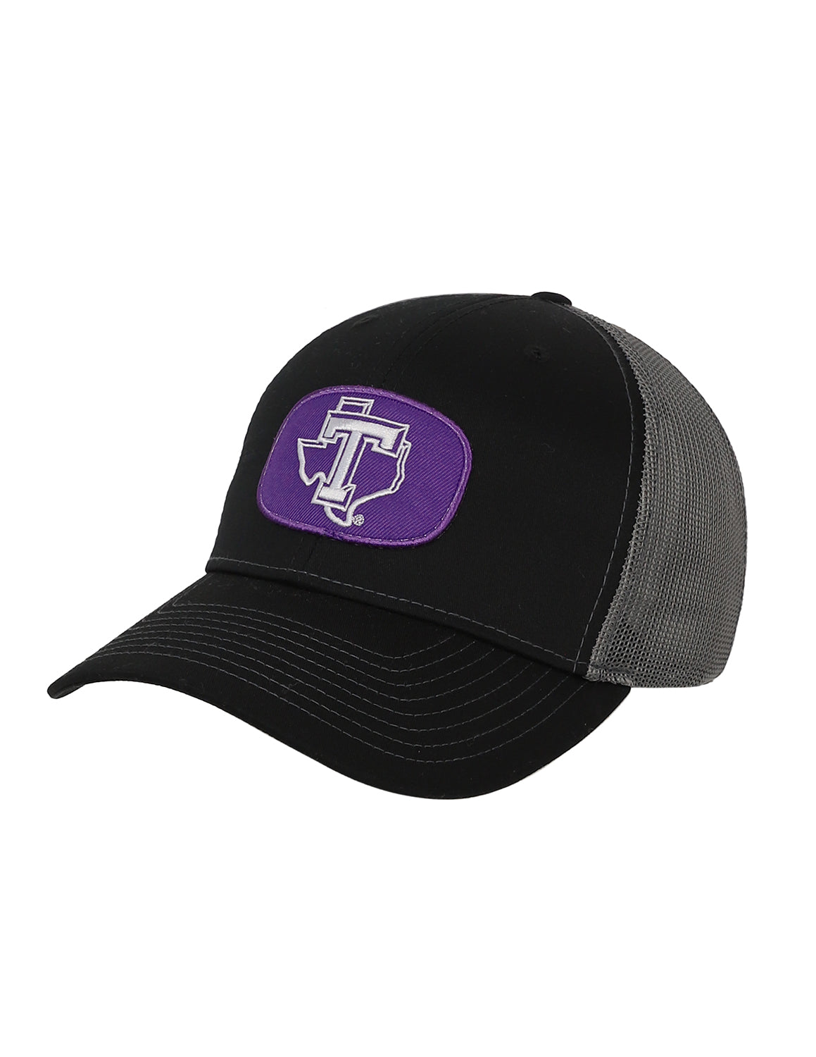 TSU Block T Flat Oval Patch Hat