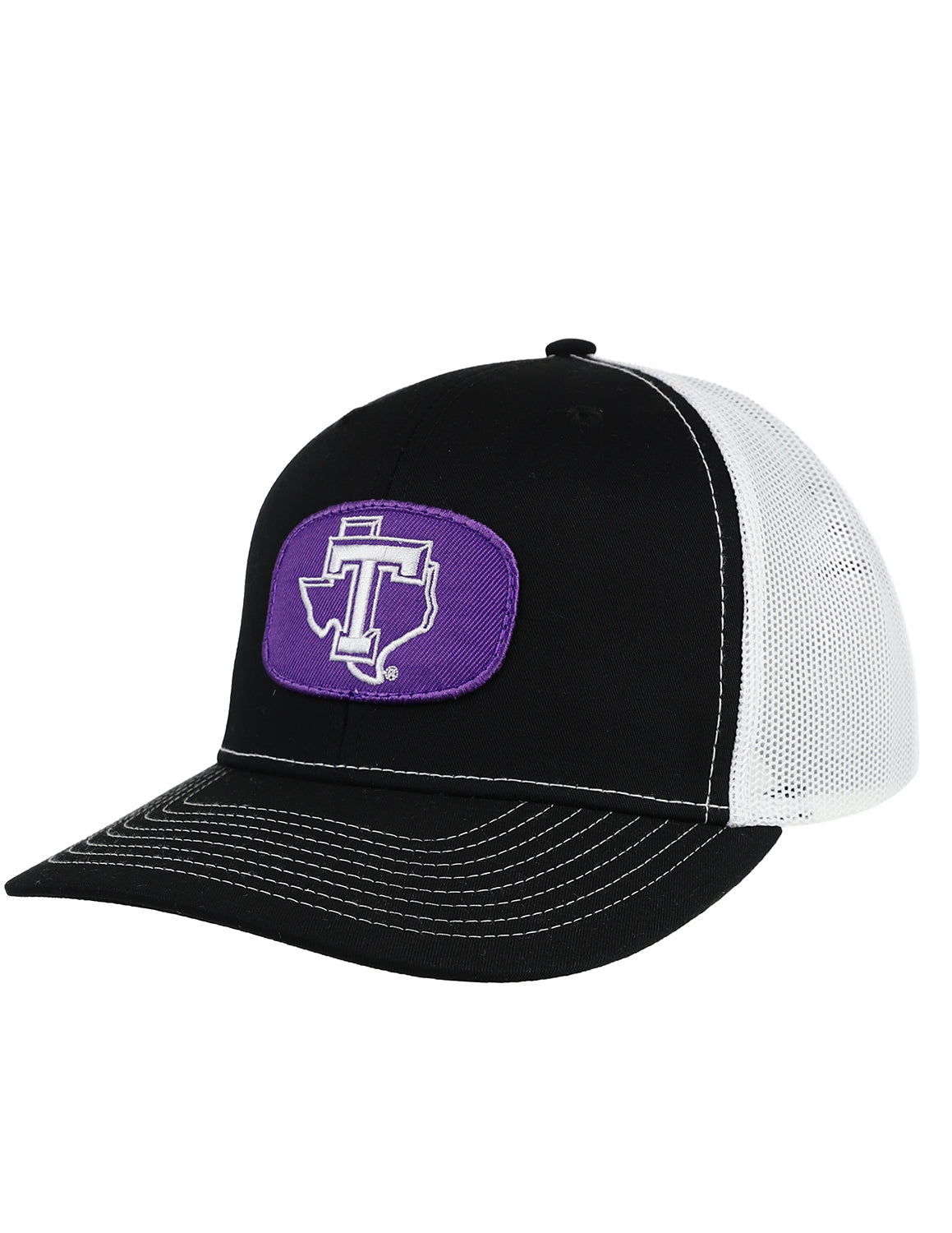 TSU Block T Flat Oval Patch Hat