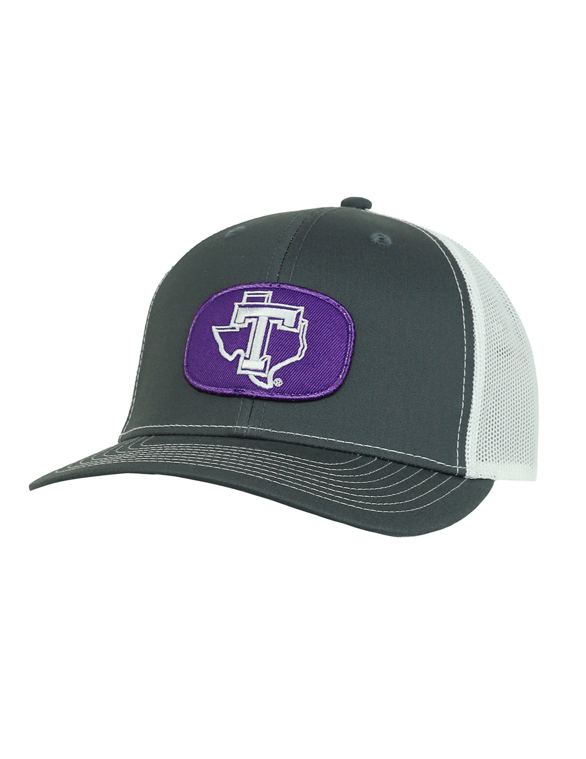 TSU Block T Flat Oval Patch Hat