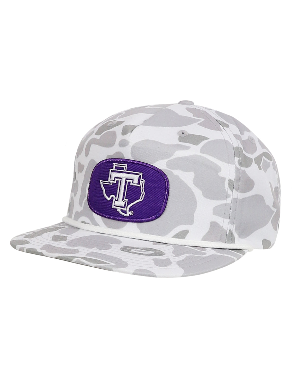 TSU Block T Flat Oval Patch Hat