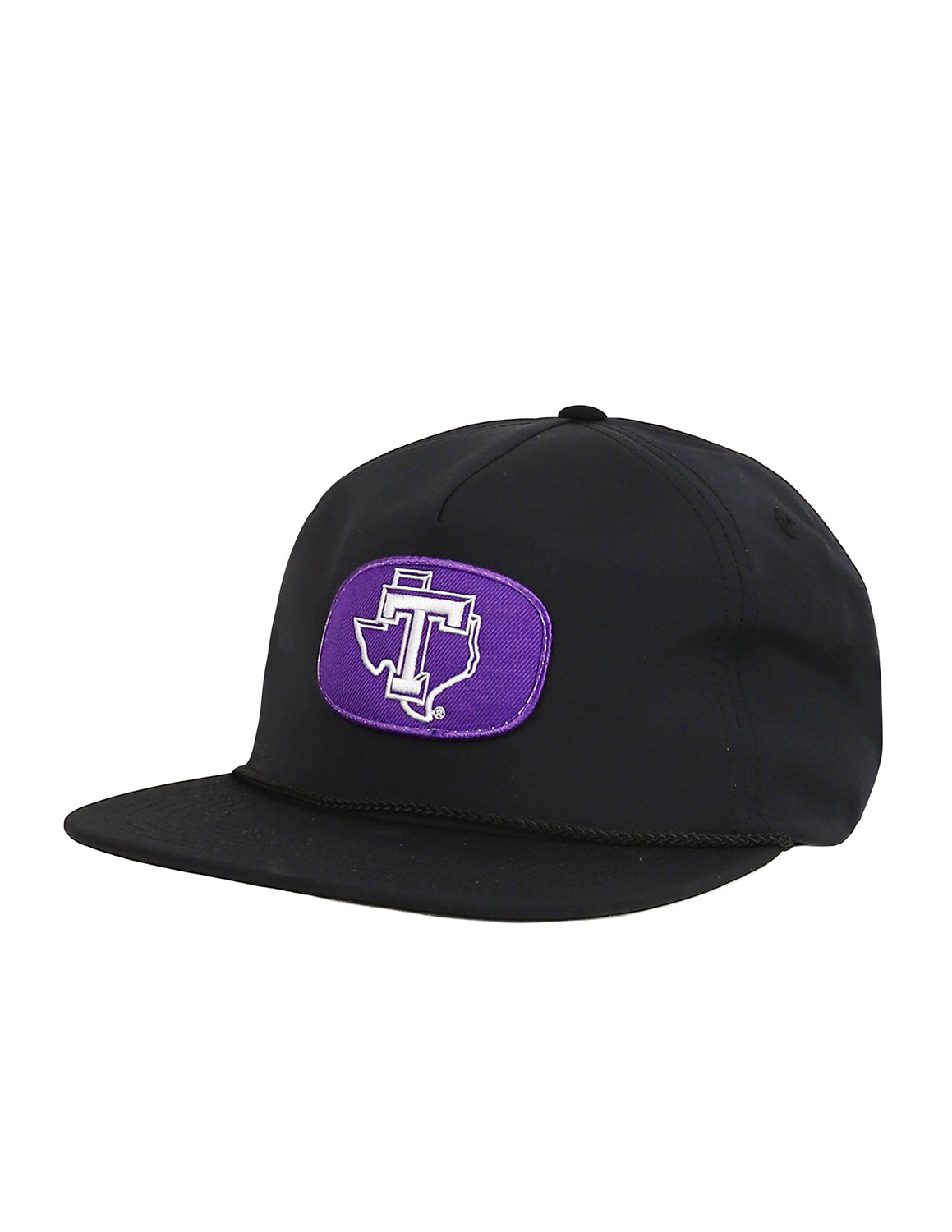 TSU P Block T Flat Oval Patch Hat