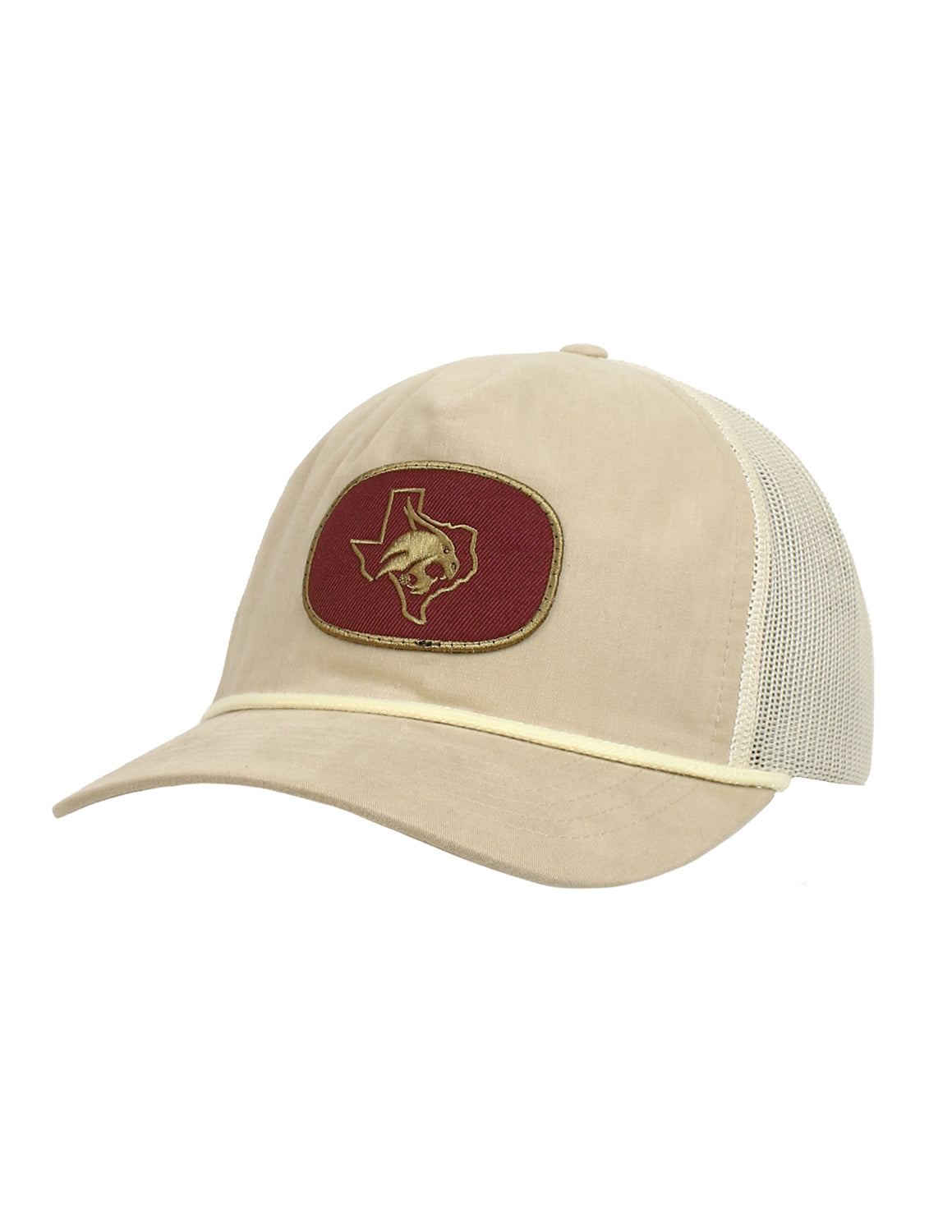 TXST P State Of Texas Flat Oval Hat