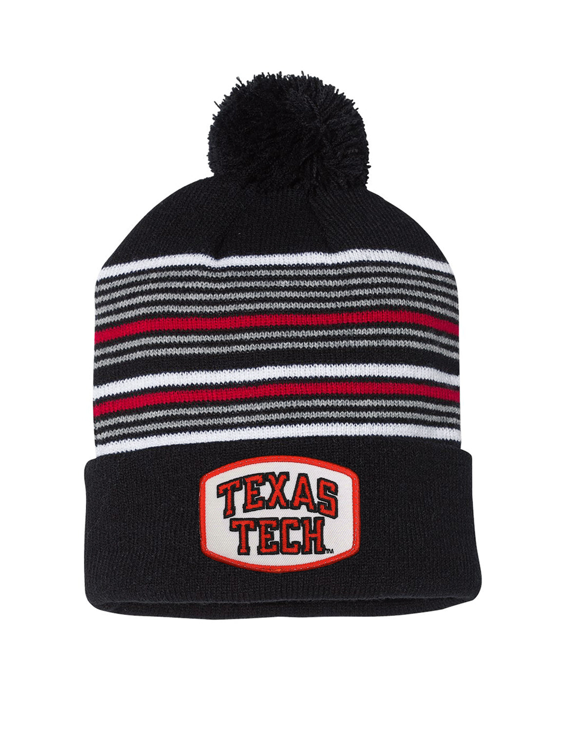 TTU P Wordmark Patch Beanie
