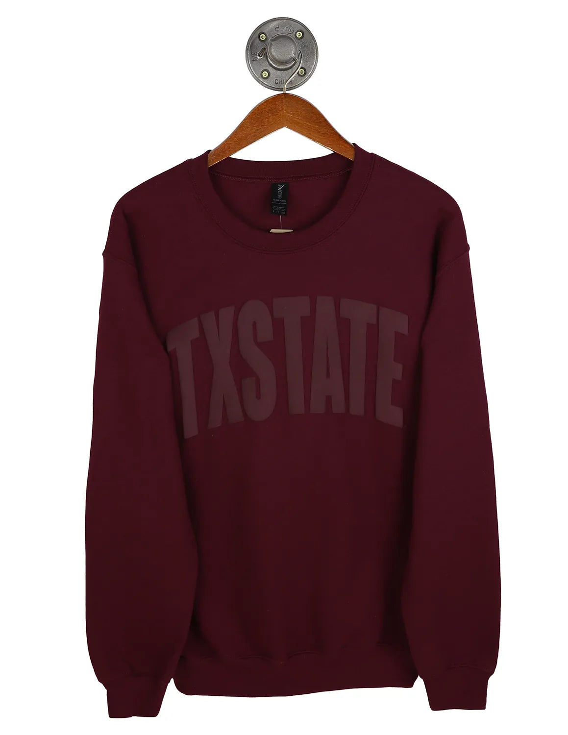TXST Tonal Puff Crewneck