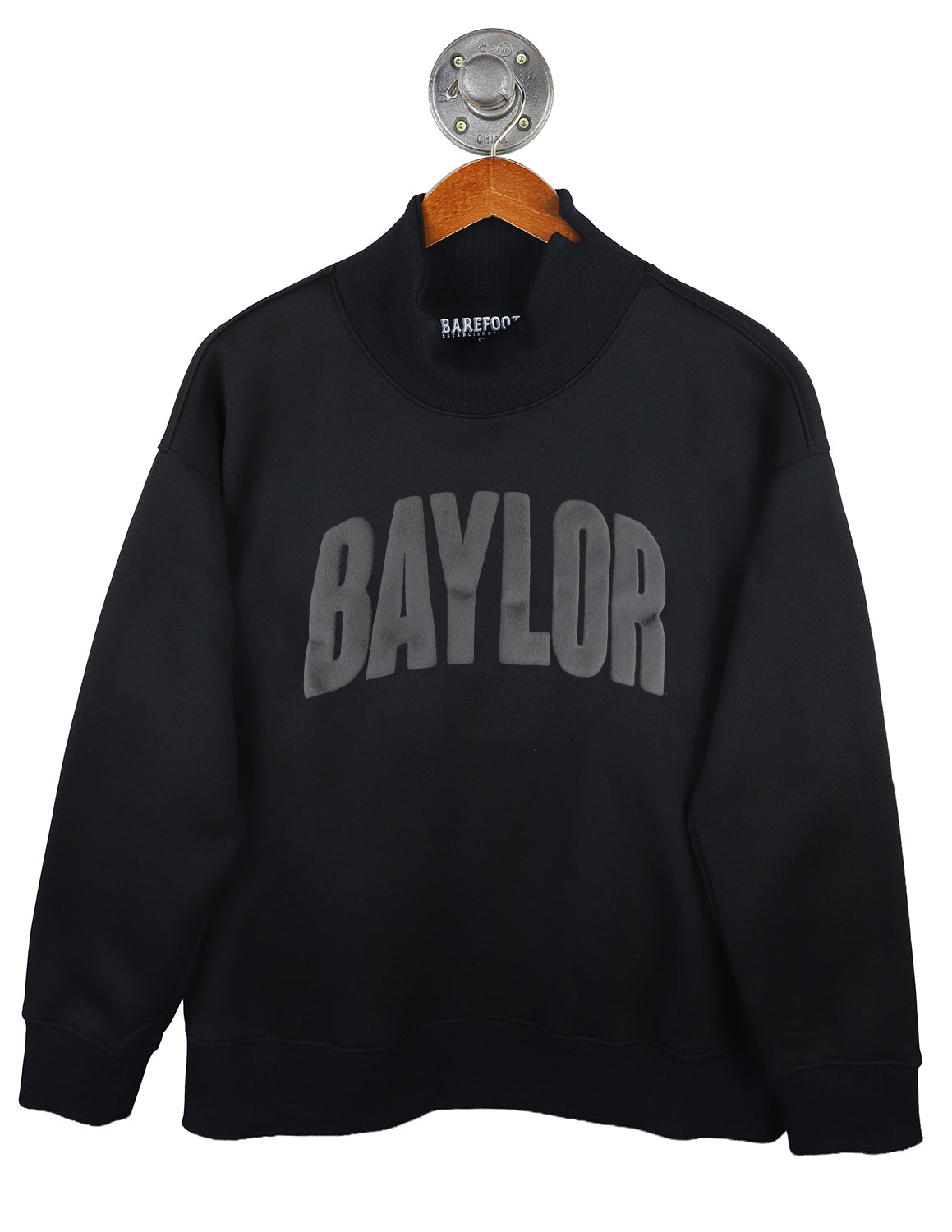 BU Tonal Puff Mockneck Sweater