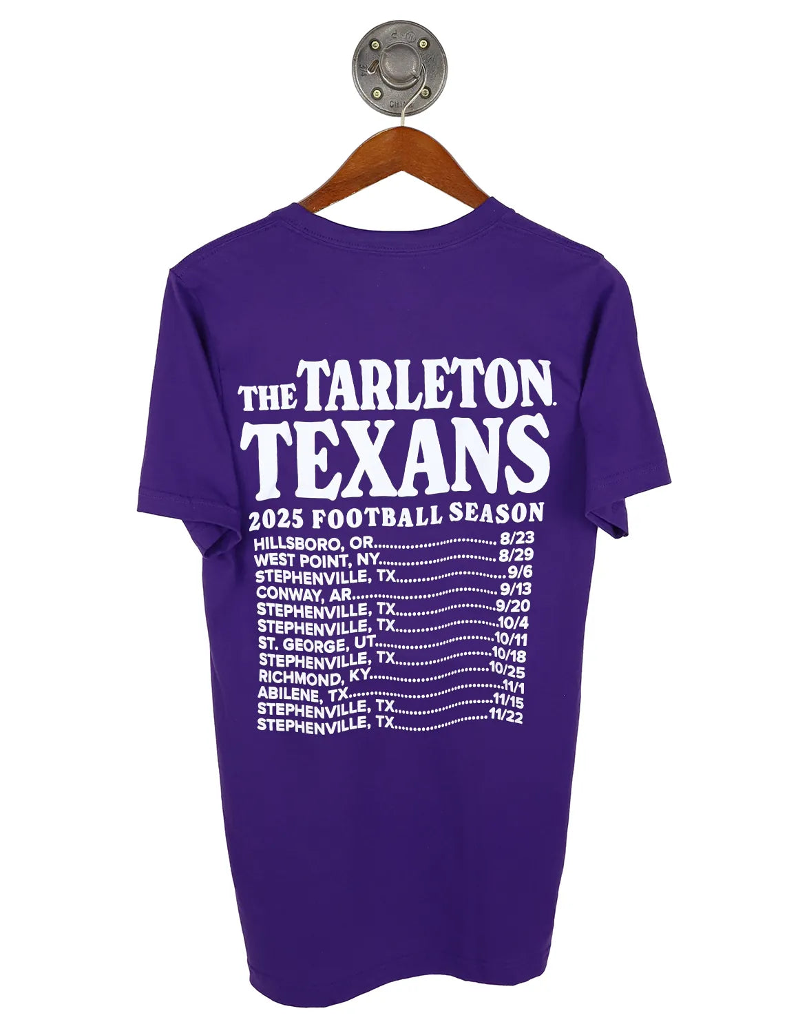 TSU FB Schedule 2025 Short Sleeve